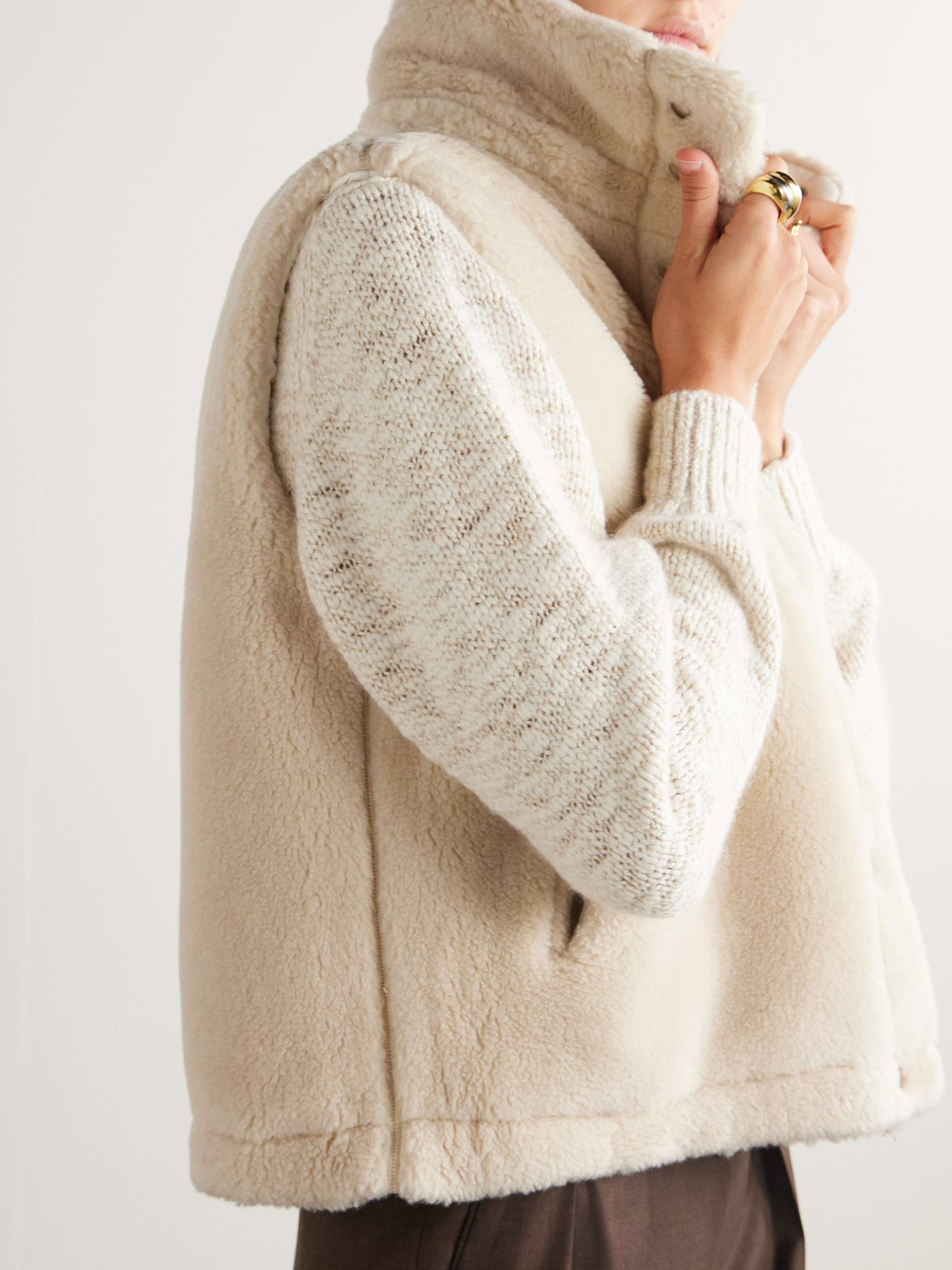 Leone quilted silk-shell vest view