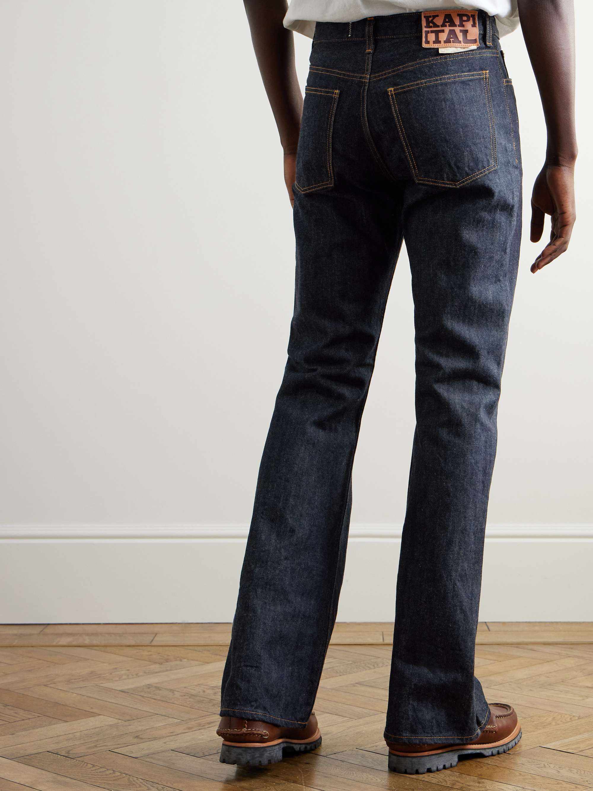 Slim-Fit Flared Jeans view