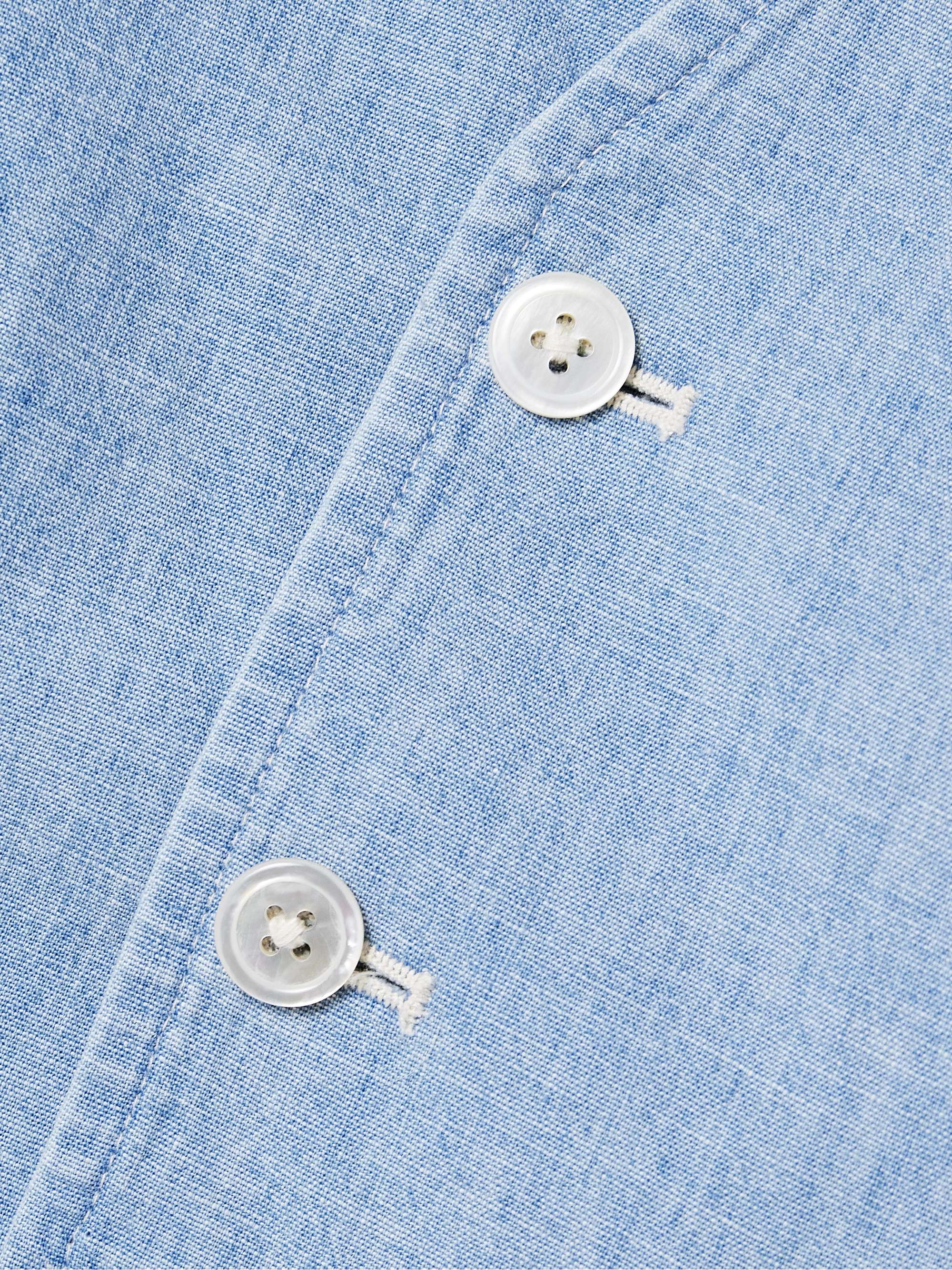 Pauline cotton-chambray vest view