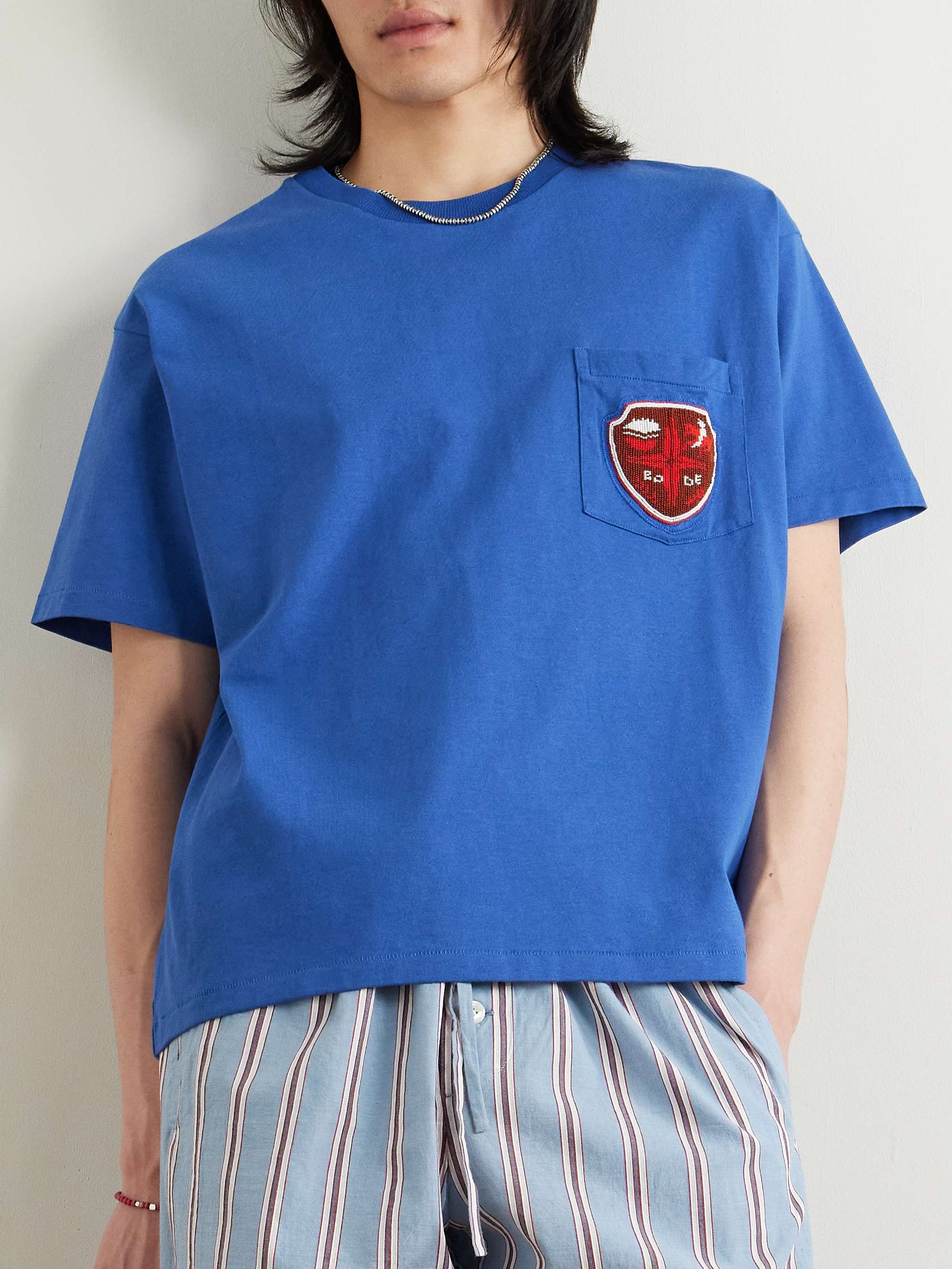 Logo-Embellished Cotton-Jersey T-Shirt view