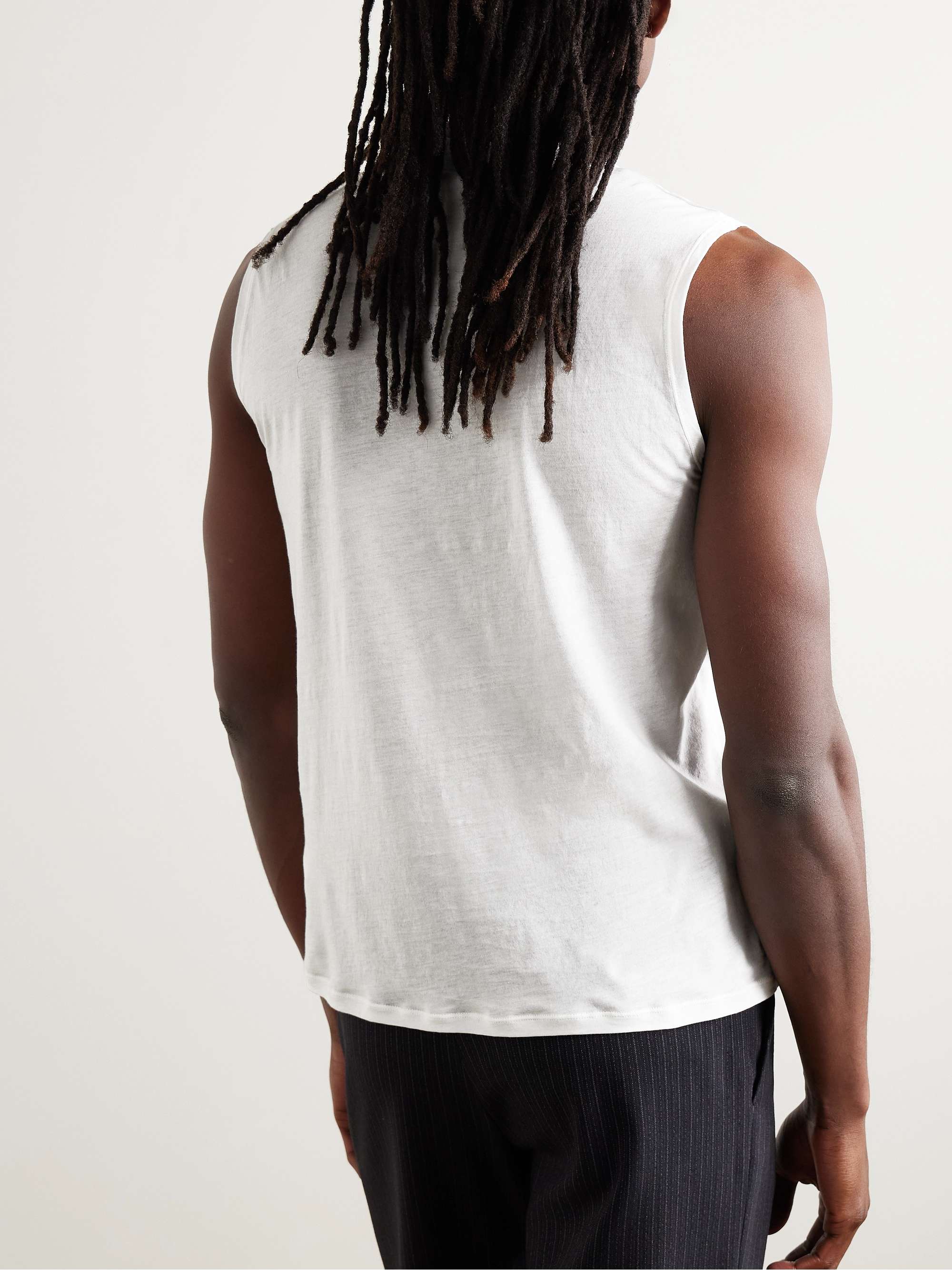Breathe Cotton-Jersey Tank Top view