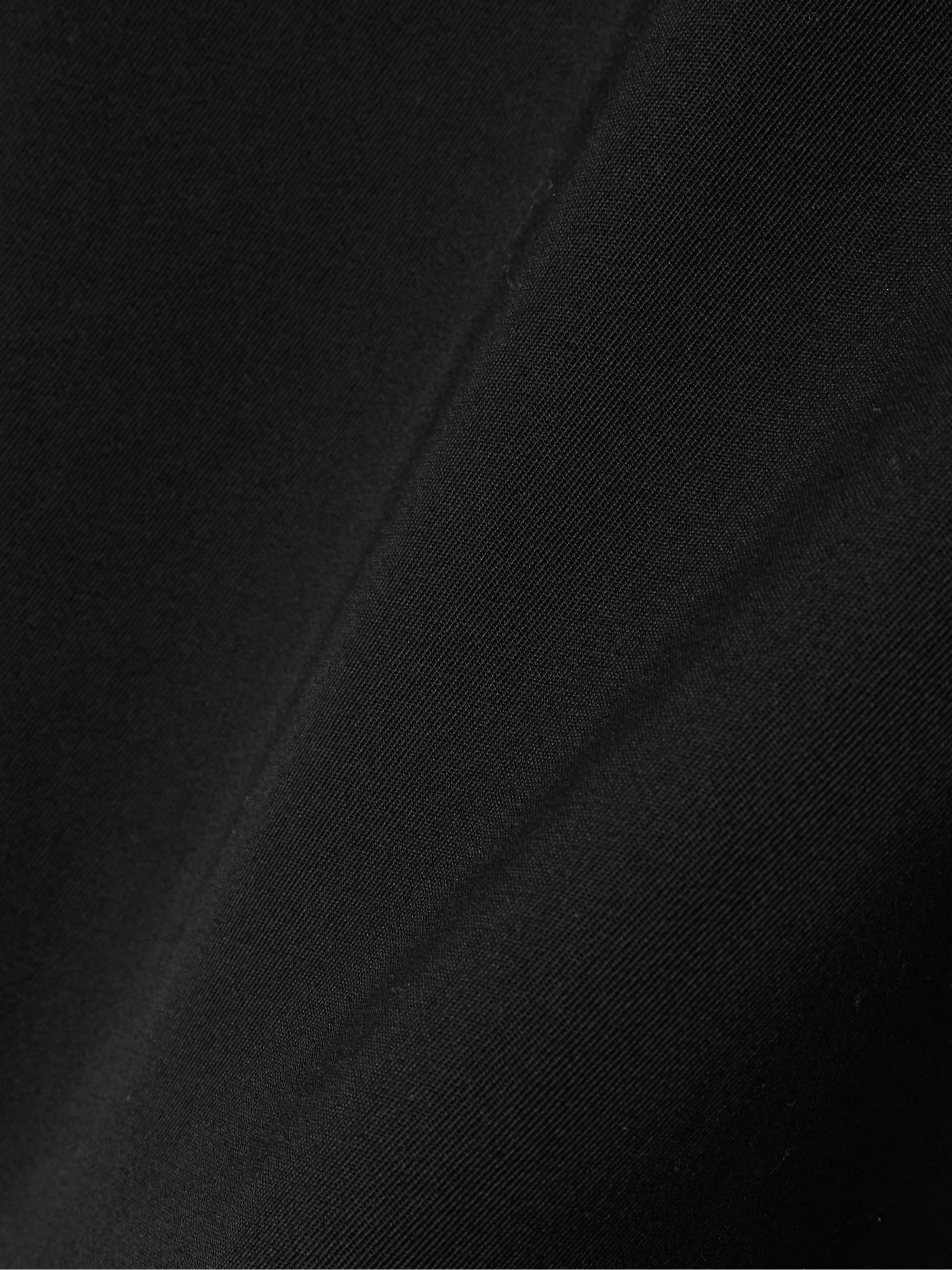 Wool-twill mini dress view