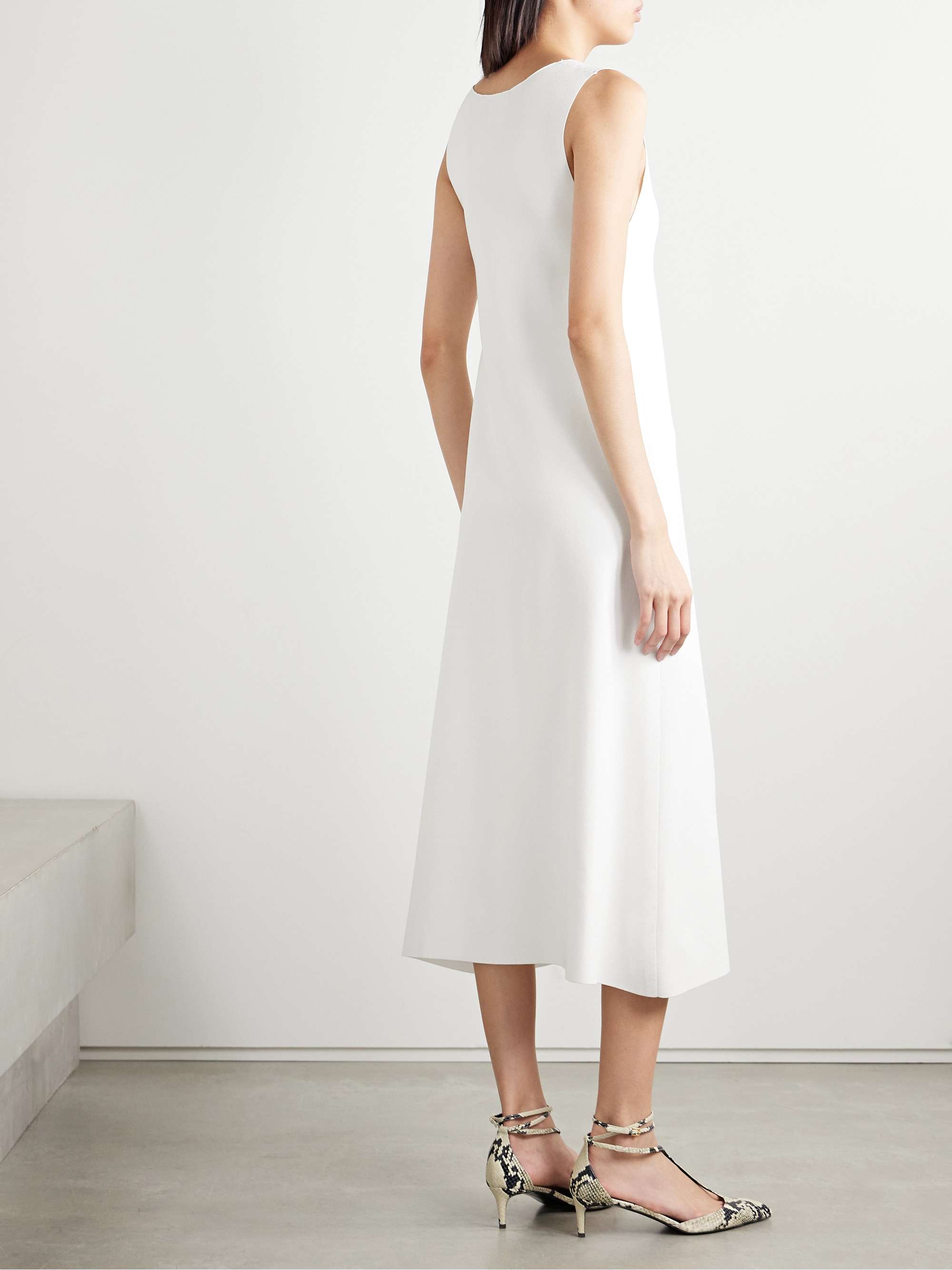 Keran stretch-knit midi dress view
