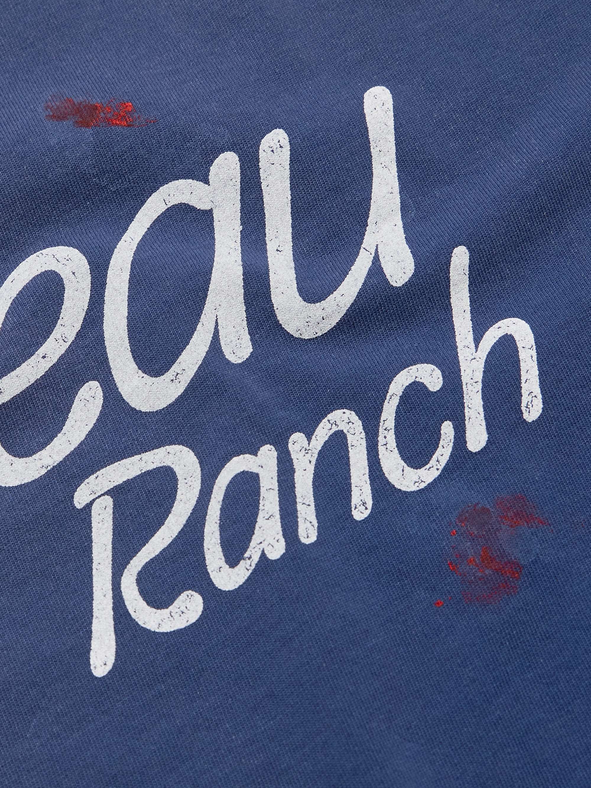 Chateau Ranch Distressed Printed Supima Cotton-Jersey T-Shirt view