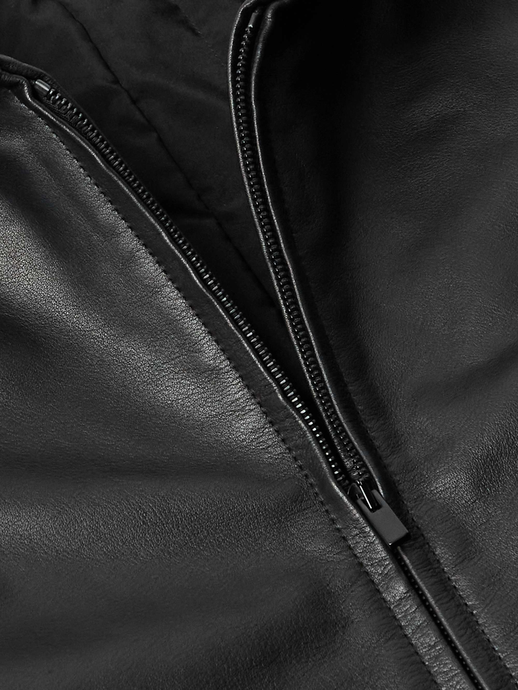 Rider Oversized Leather Jacket view
