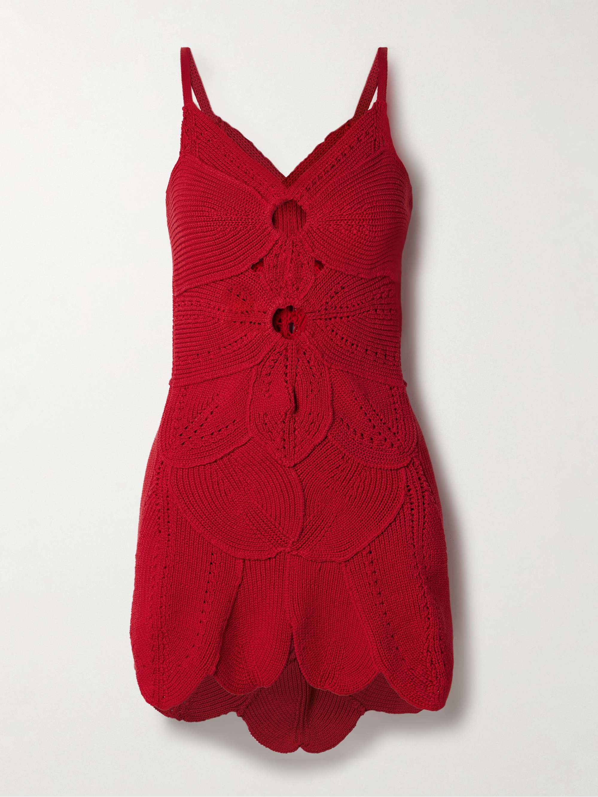 Marlow cutout crocheted cotton mini dress view