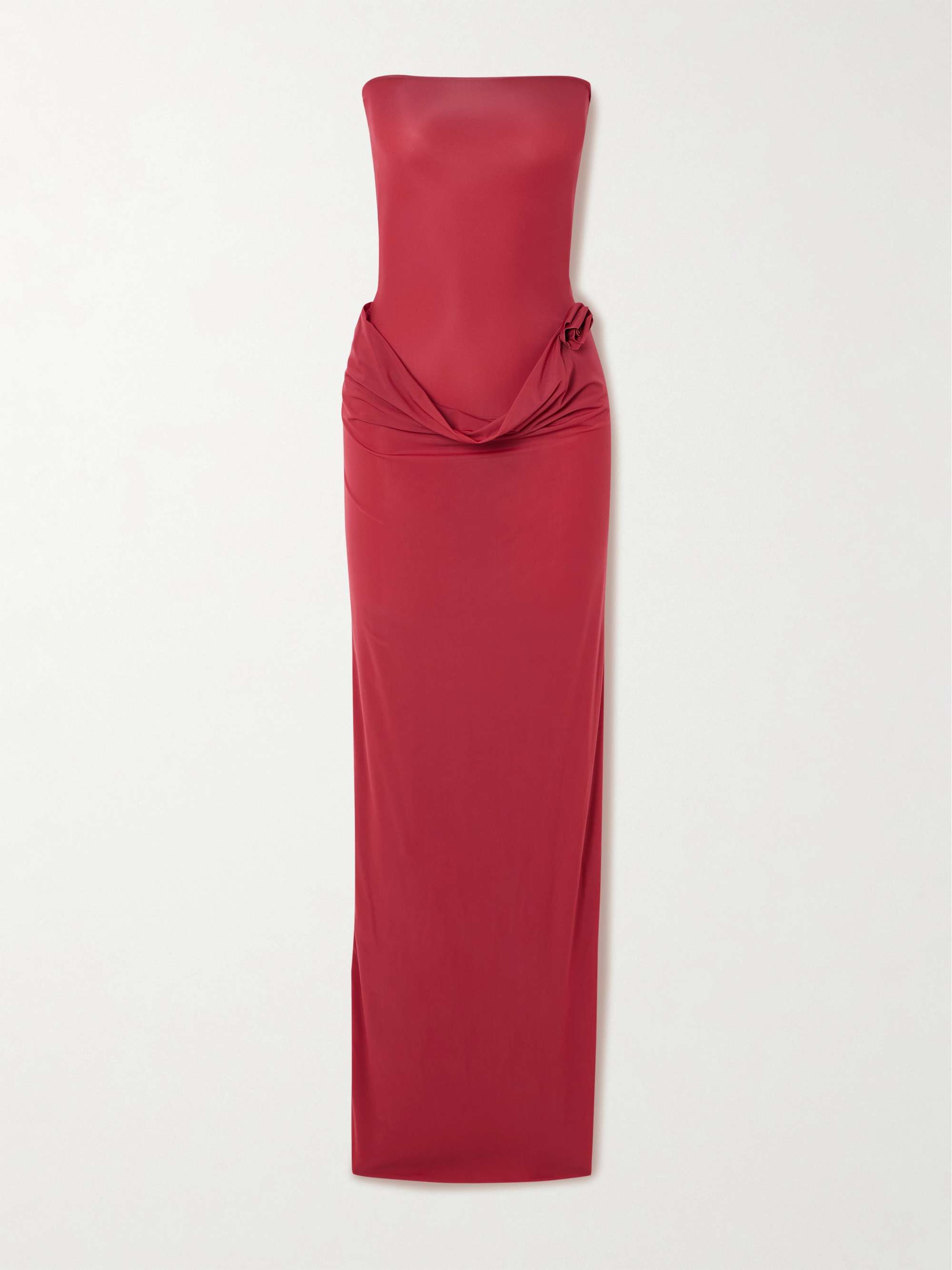 Campano strapless appliquéd stretch-jersey maxi dress view