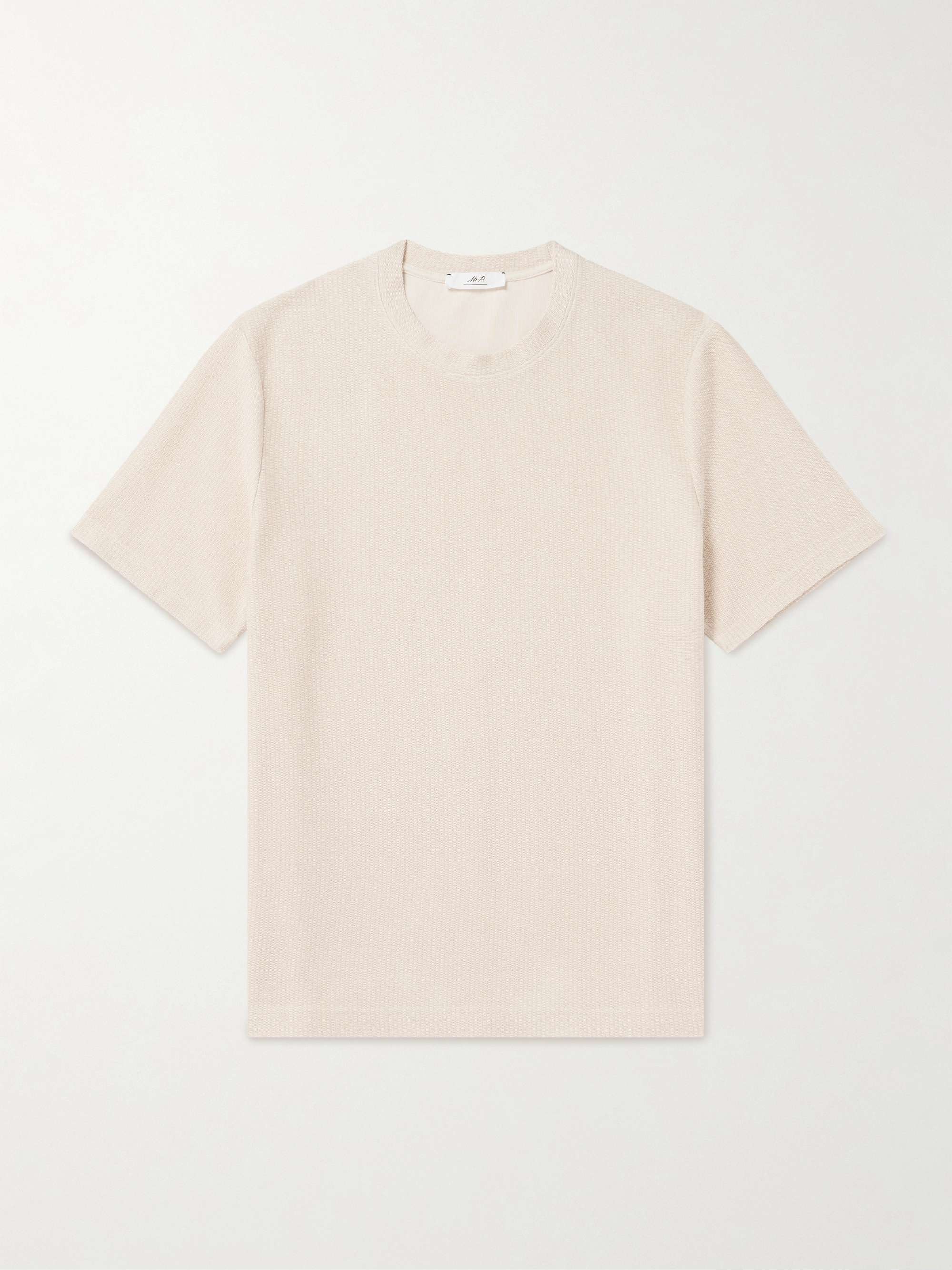 Textured Cotton T-Shirt view