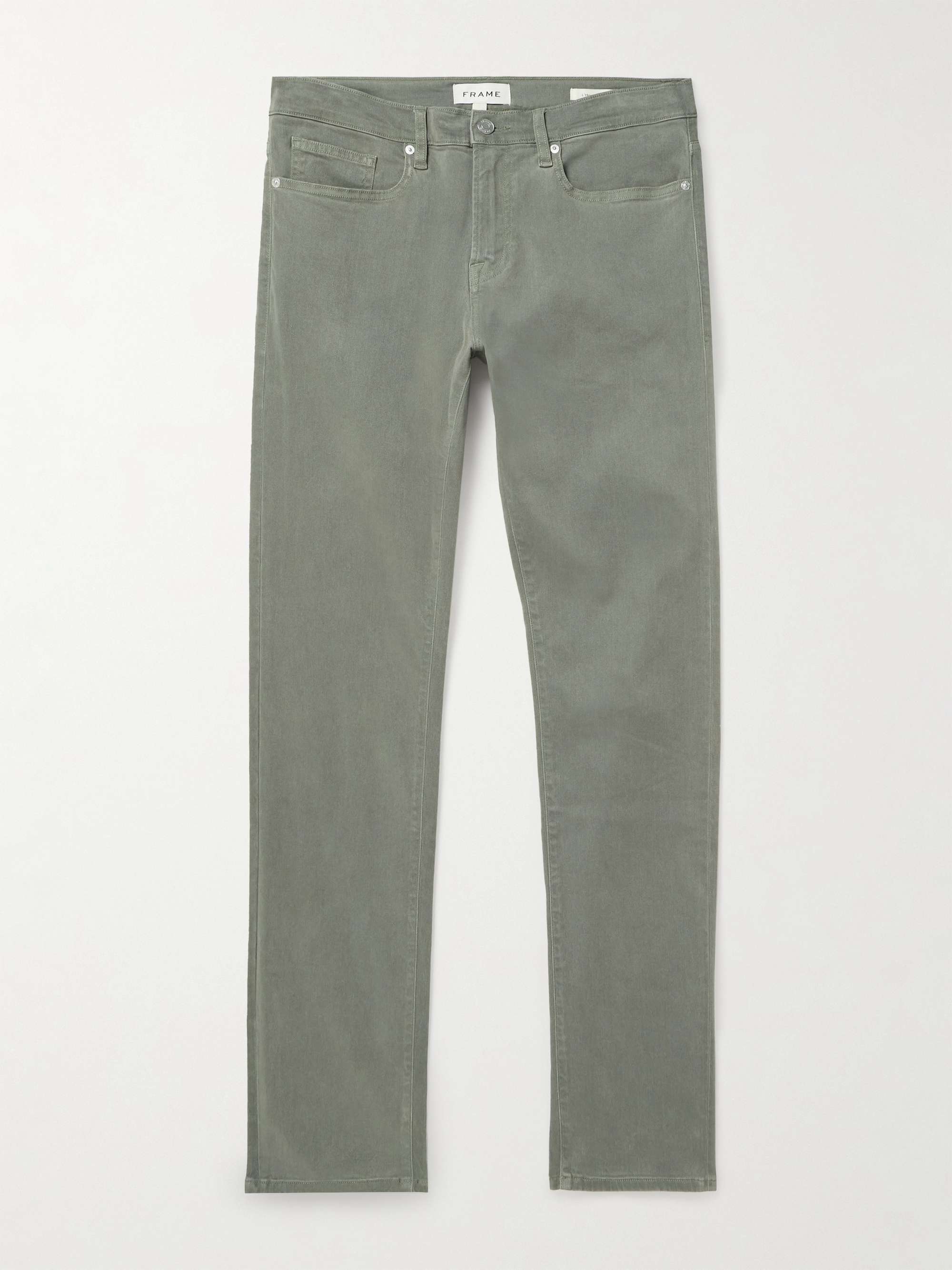 L'Homme Slim-Fit Stretch Lyocell-Blend Trousers view