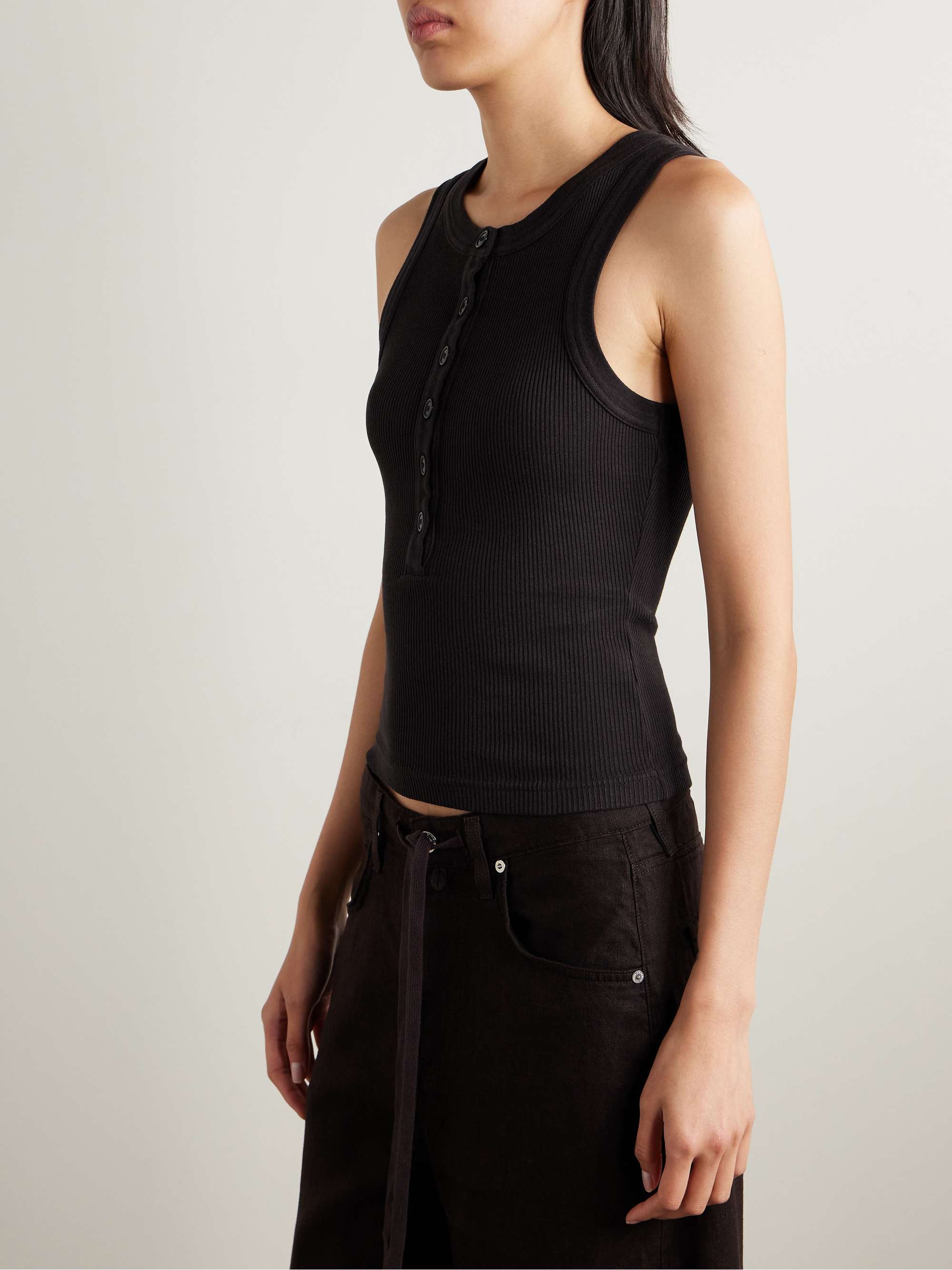 Caralyn ribbed jersey tank view