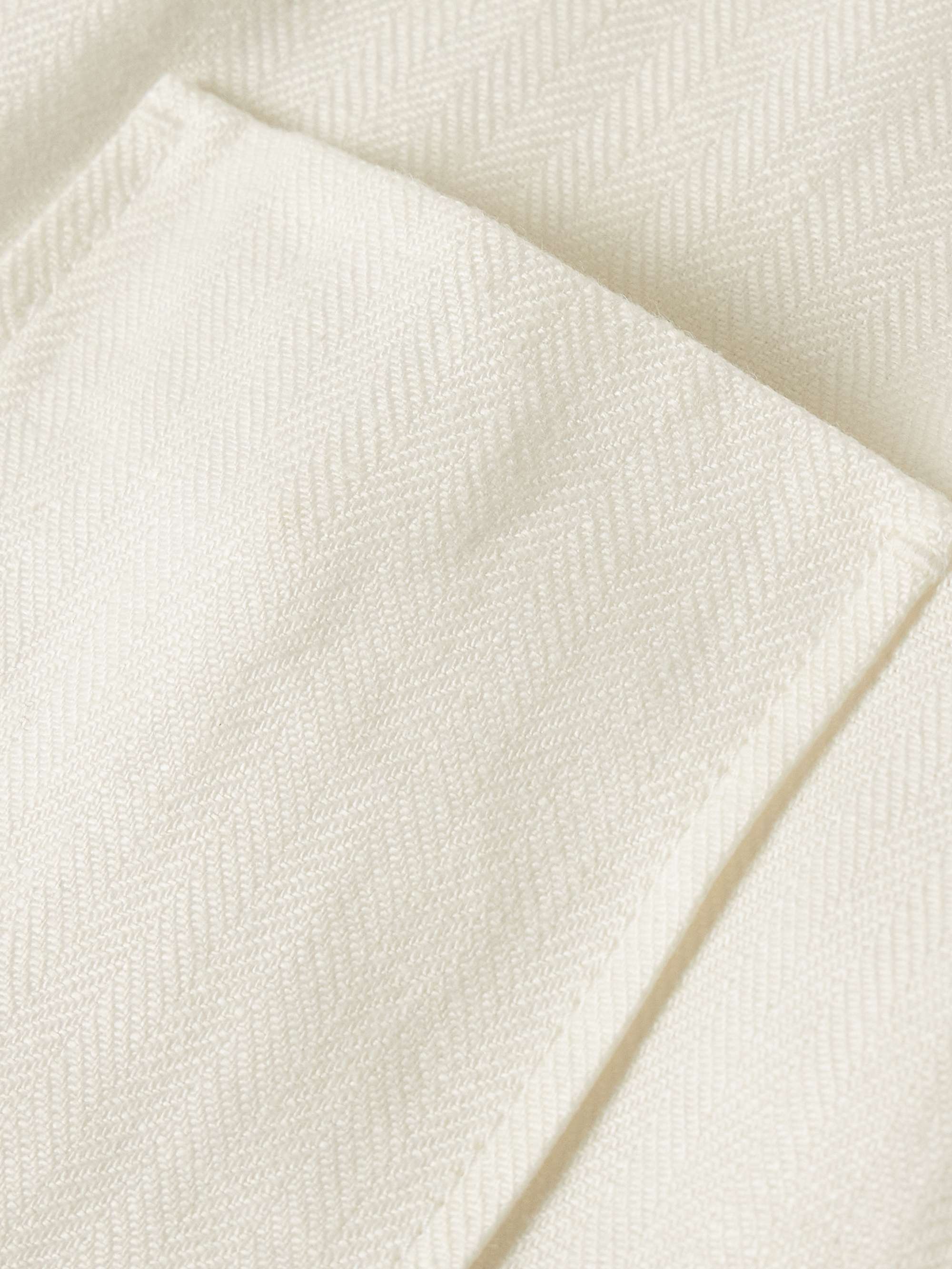 Spagna Herringbone Linen Jacket view