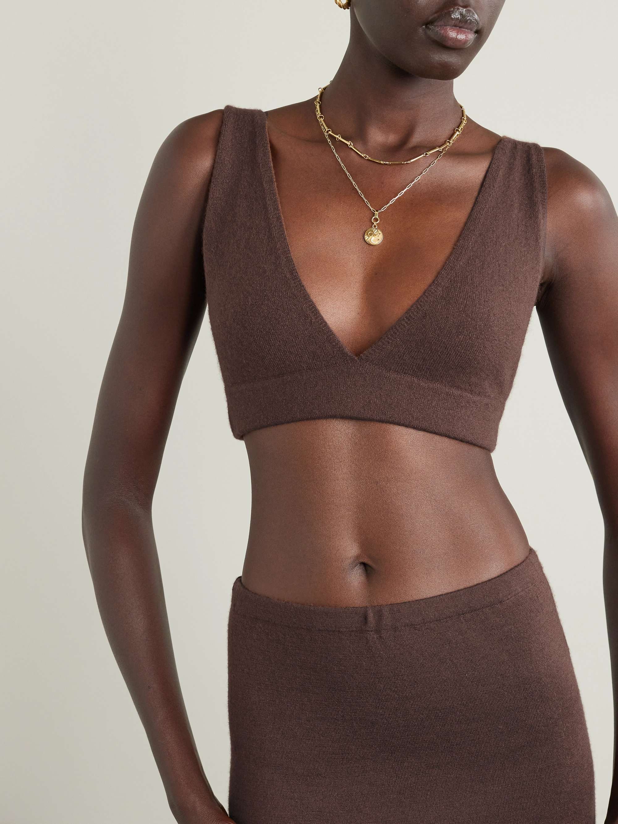 Emma cashmere maxi skirt view