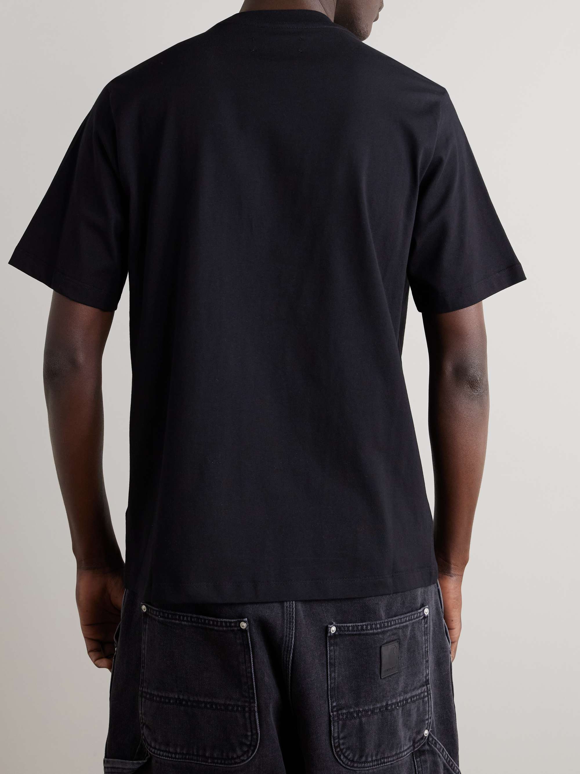 Stencil Logo-Print Cotton-Jersey T-Shirt view