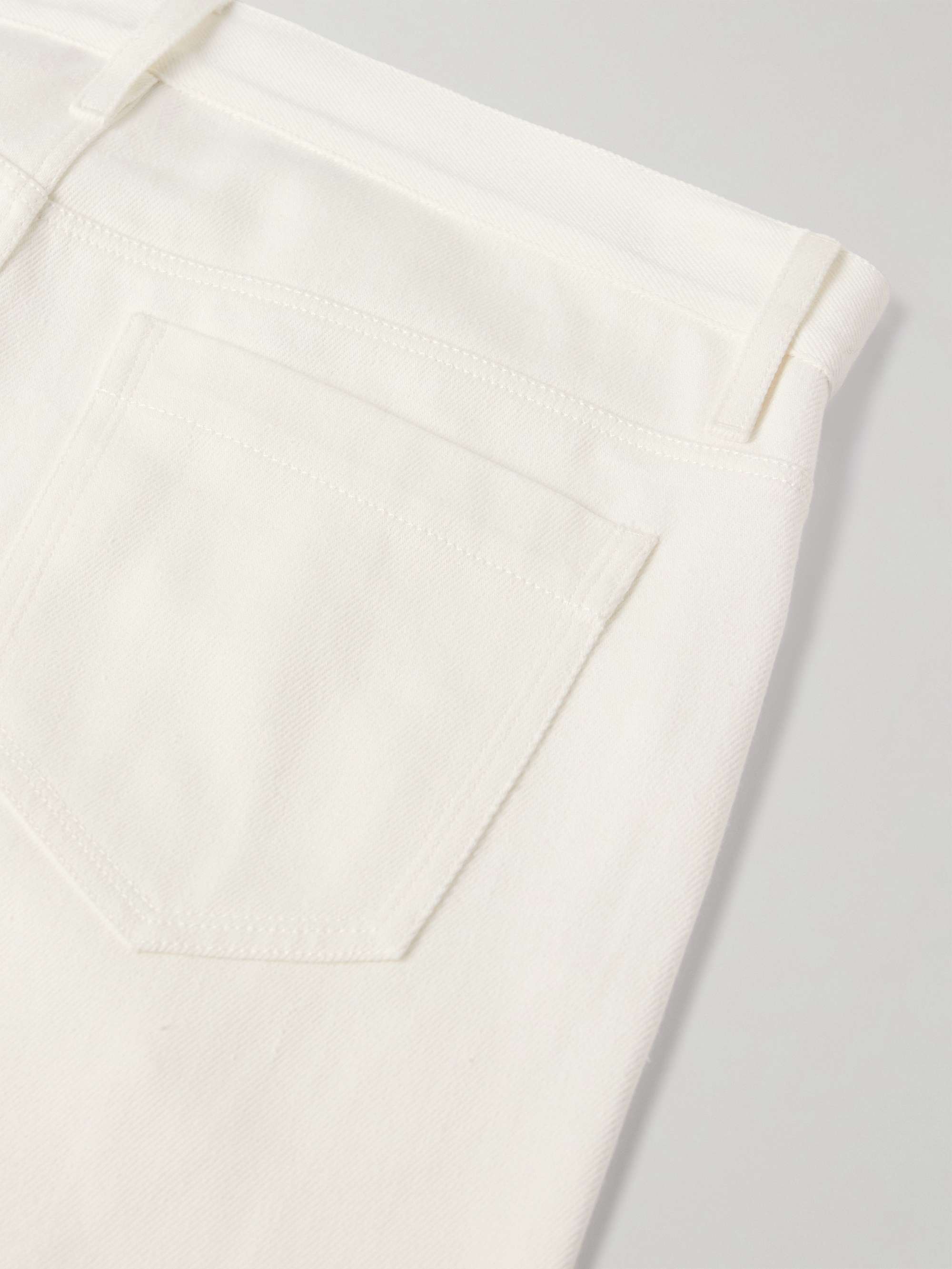 Anthony Slim-Fit Straight-Leg Cotton-Twill Trousers view