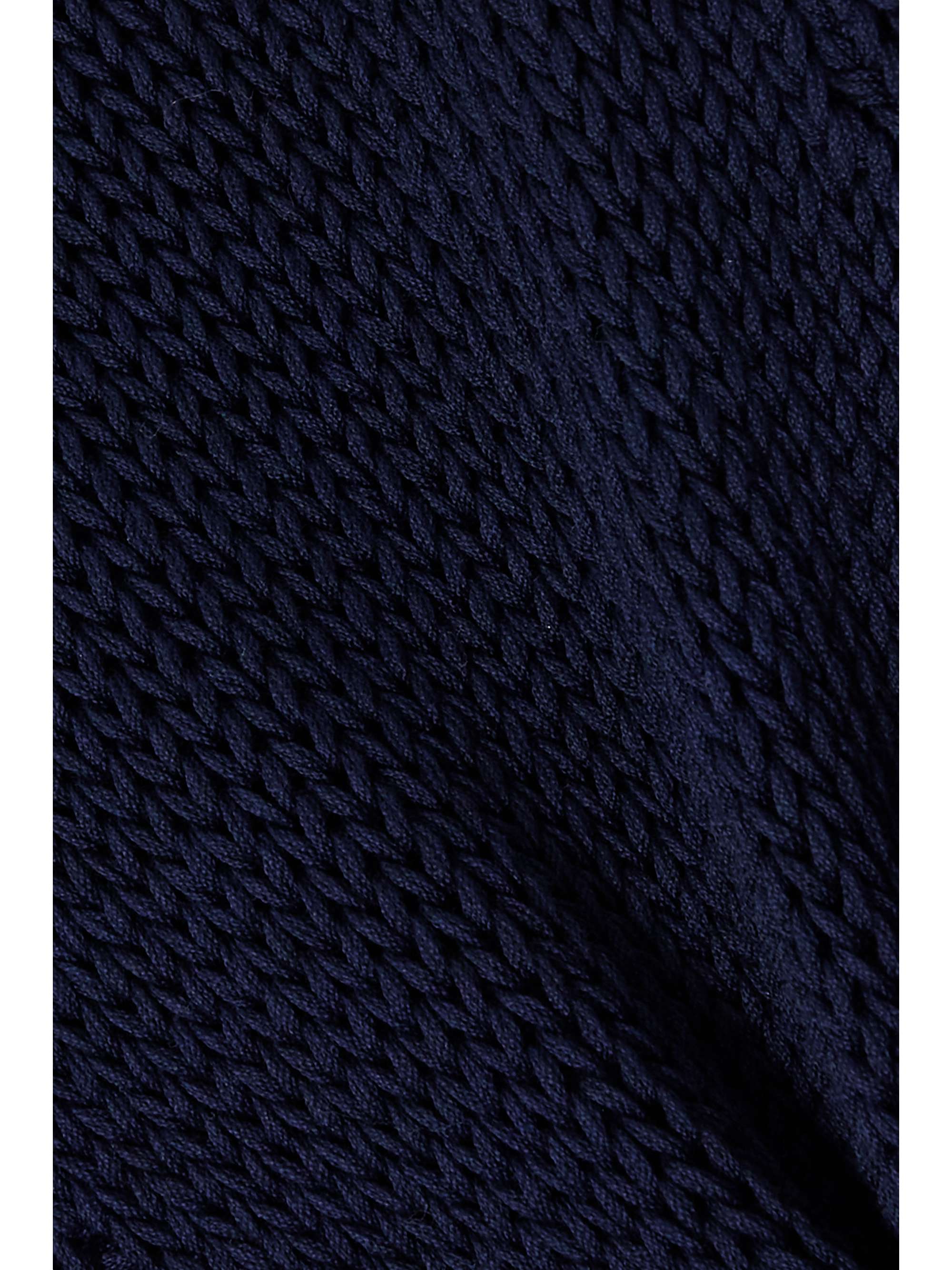 Cutout ribbed cotton T-shirt view