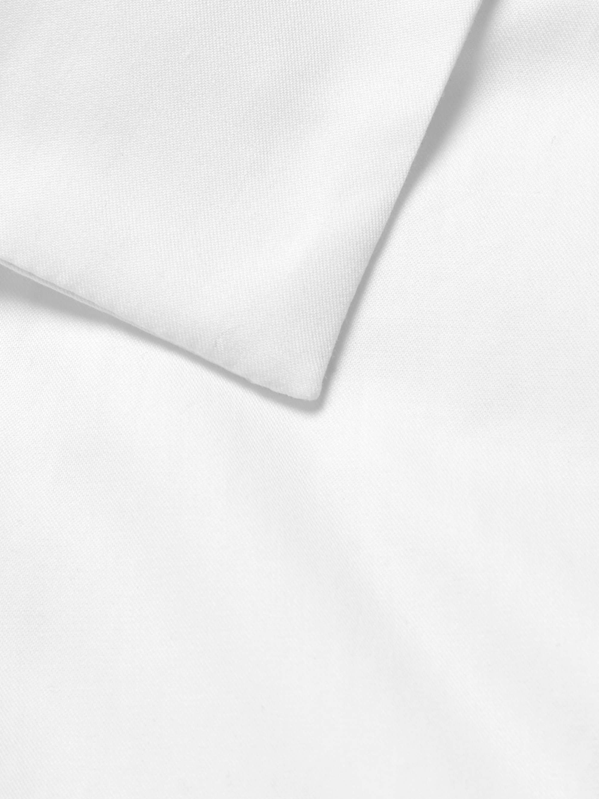 Slim-Fit Cotton-Poplin Shirt view