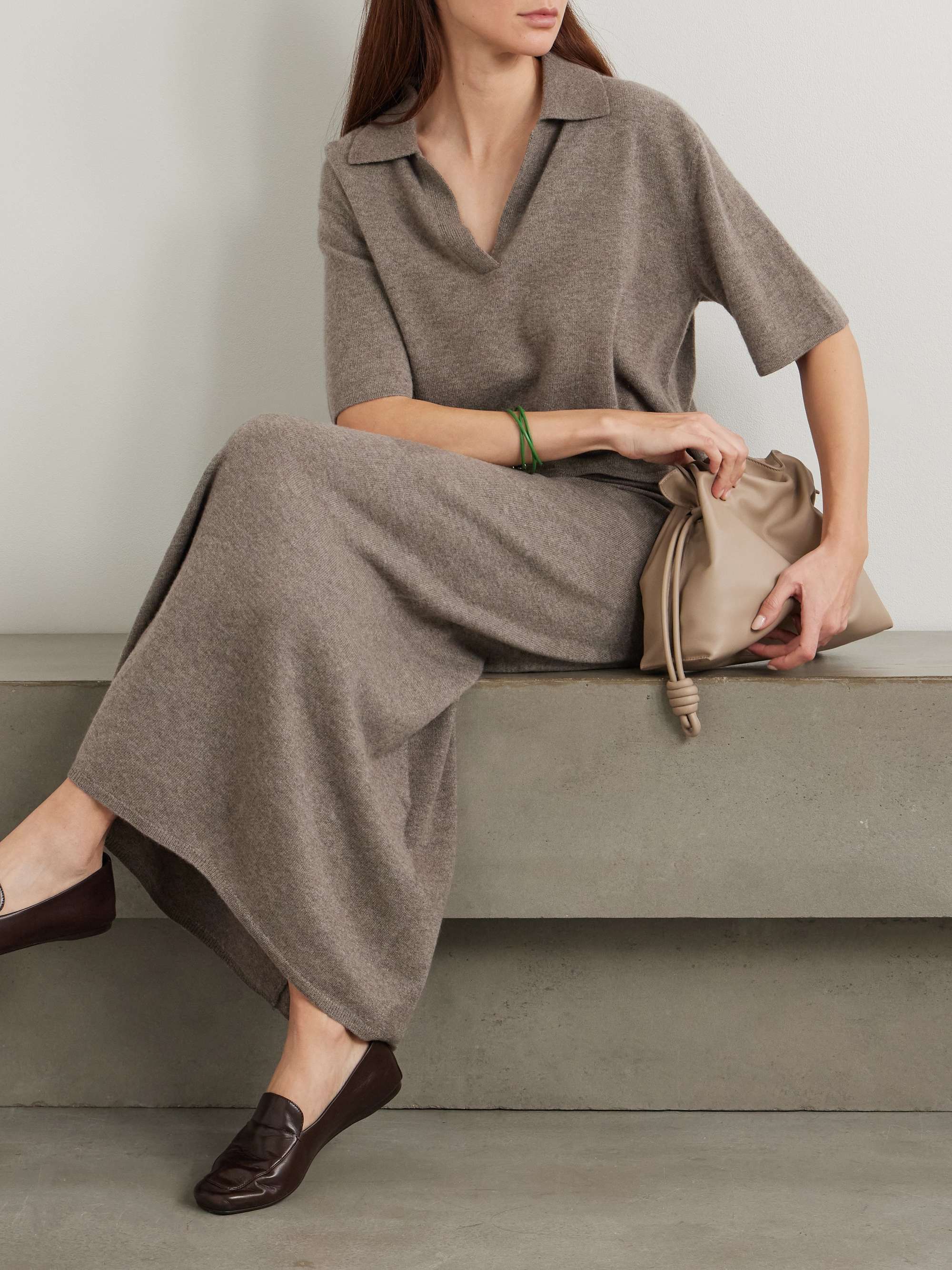 Neela cashmere polo shirt view