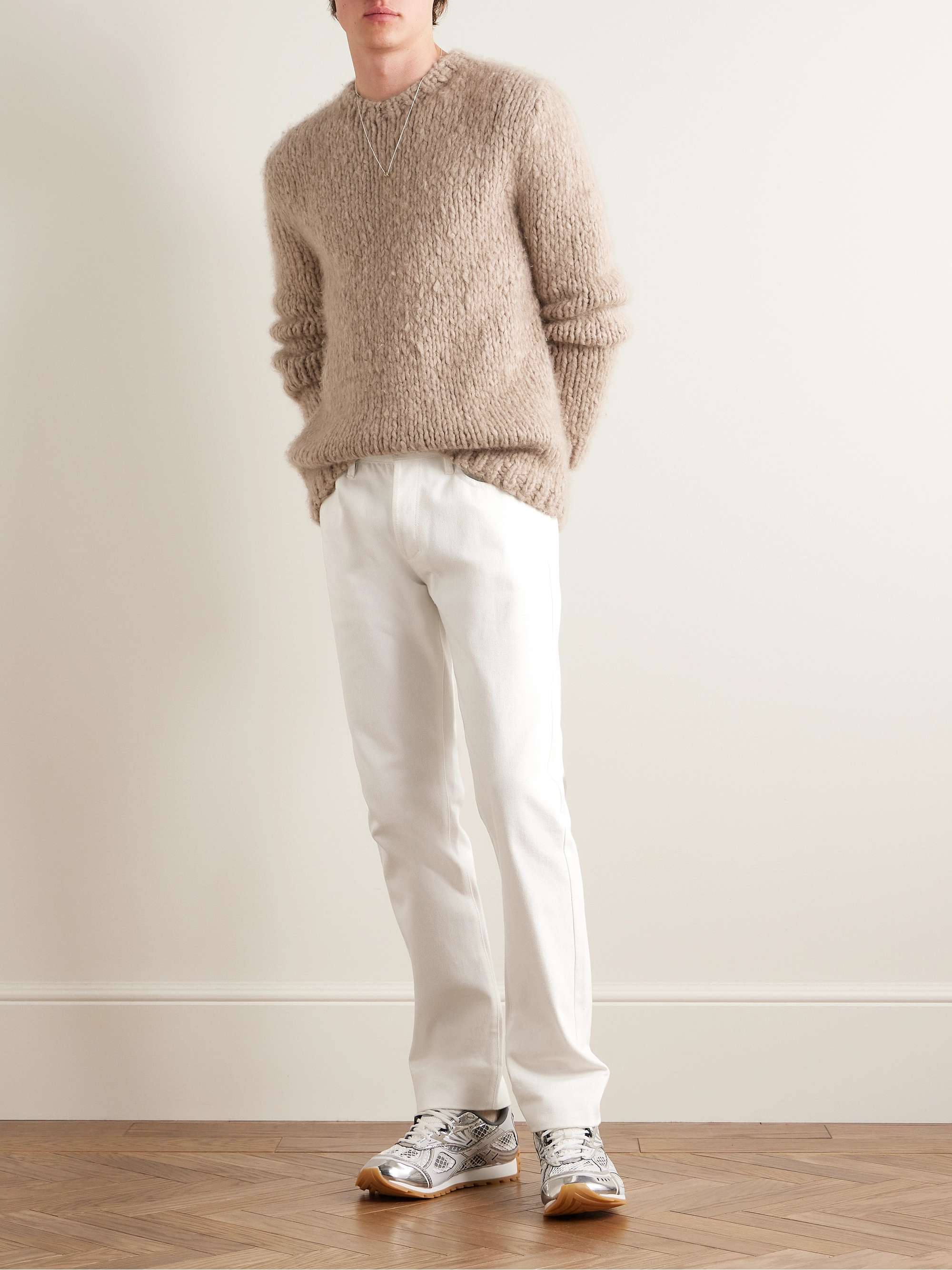 Anthony Slim-Fit Straight-Leg Organic Jeans view
