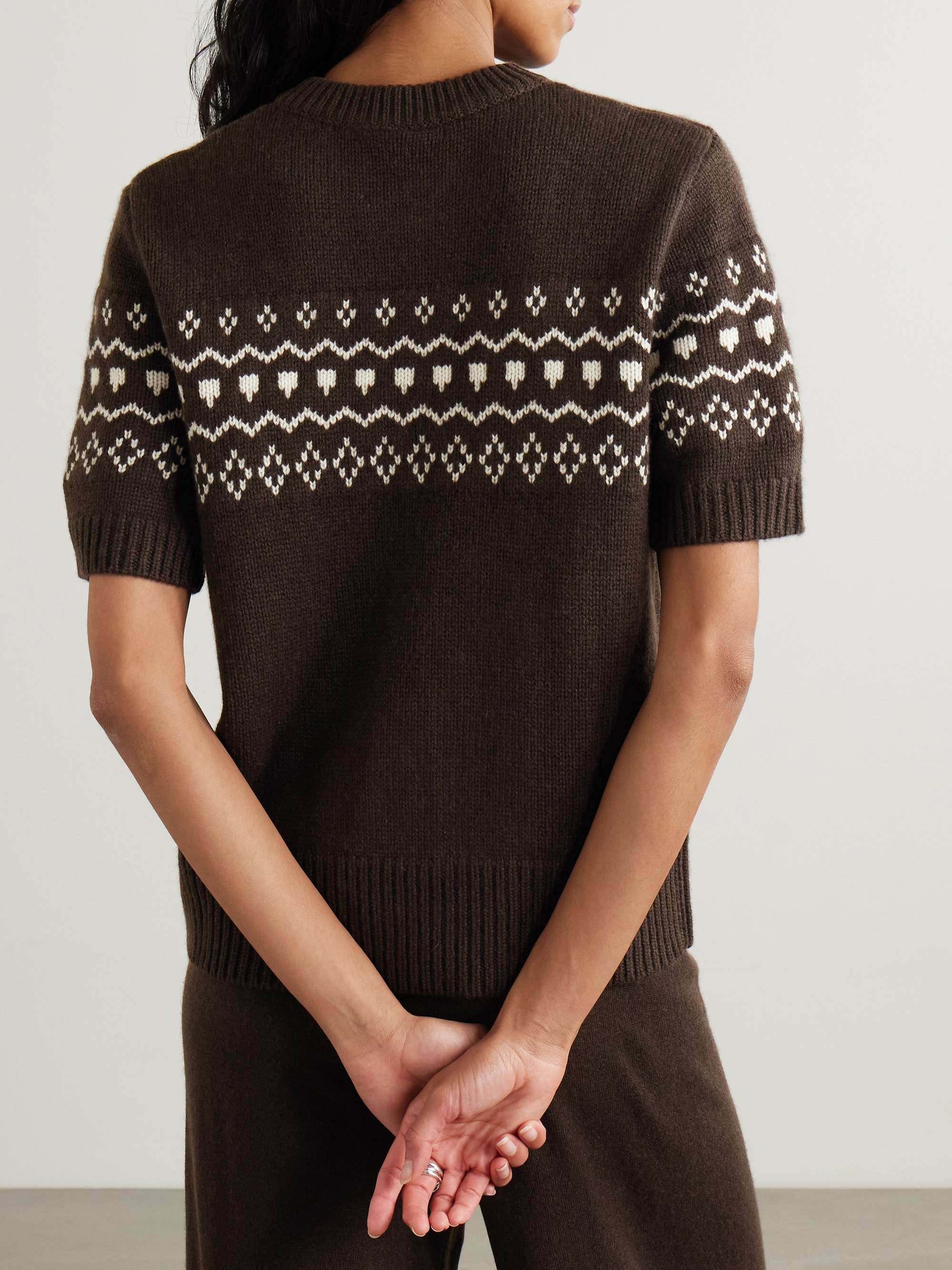 Ylva Fair Isle cashmere sweater view