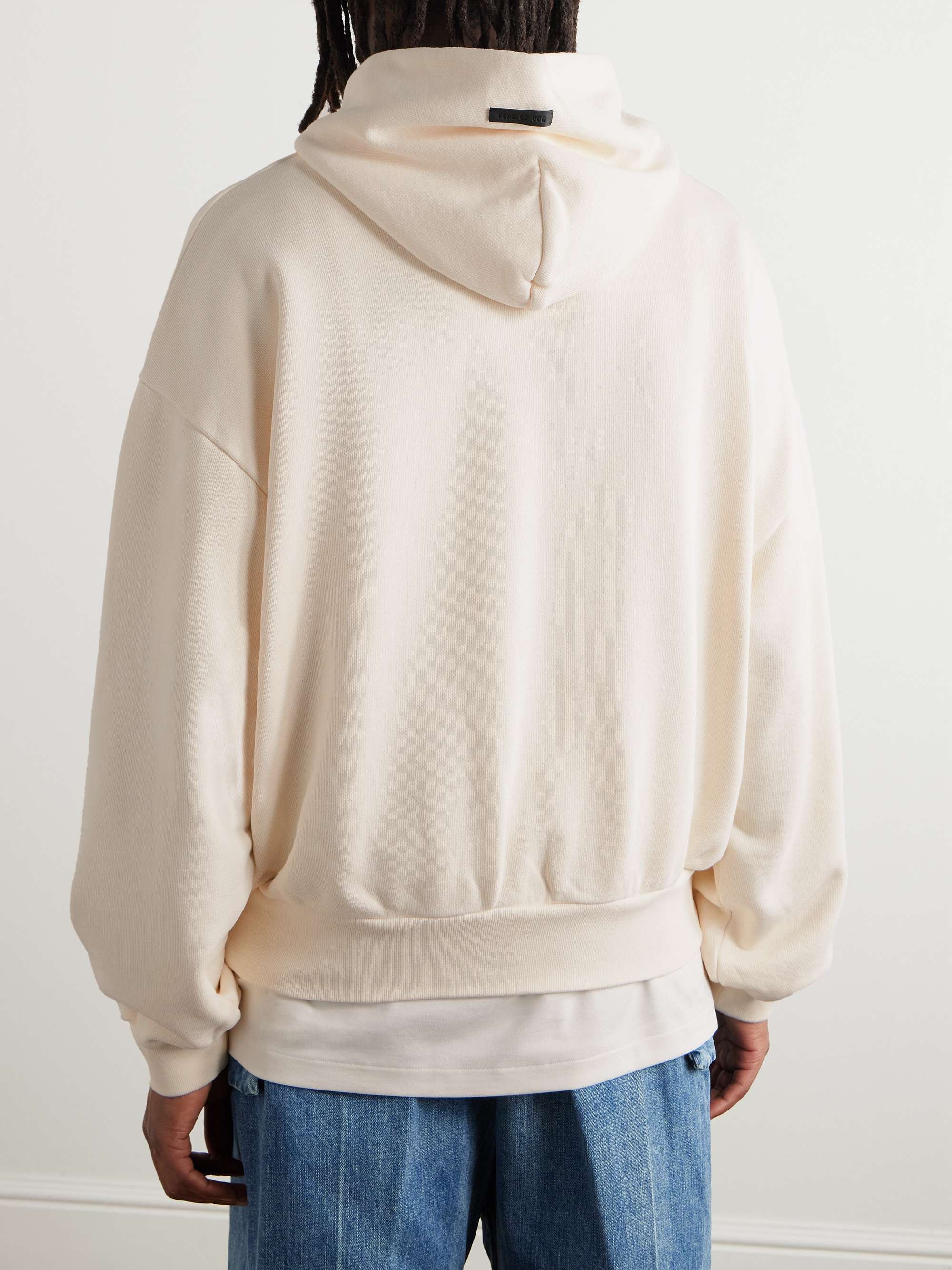Printed Cotton-Jersey Hoodie view