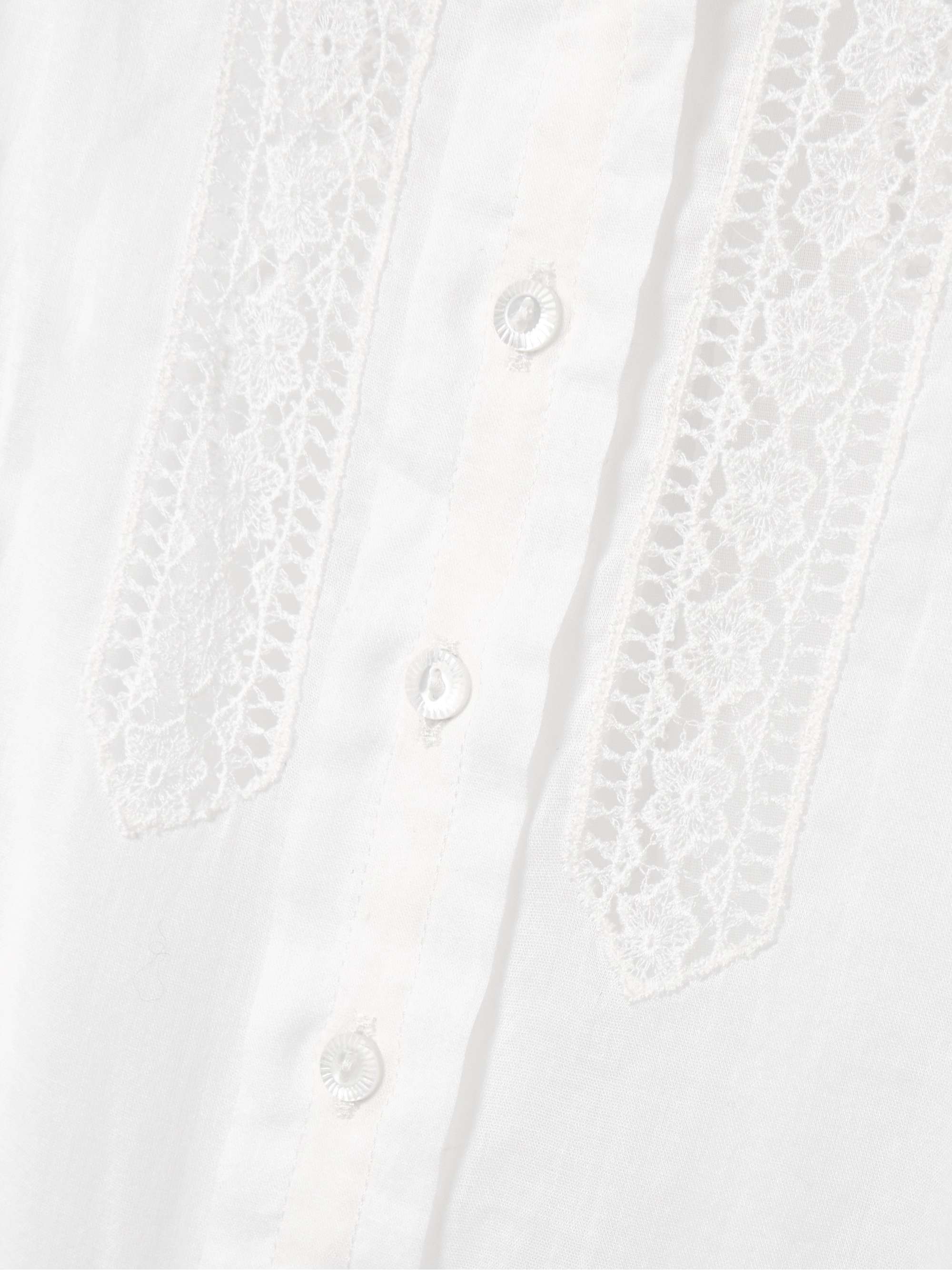 Celeste crochet-trimmed organic cotton-voile blouse view