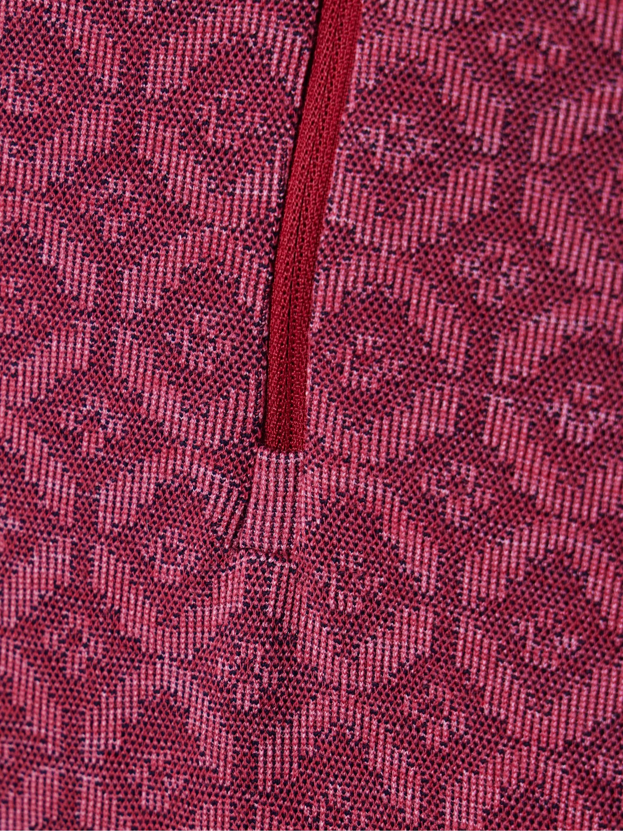 Jacquard-knit top view