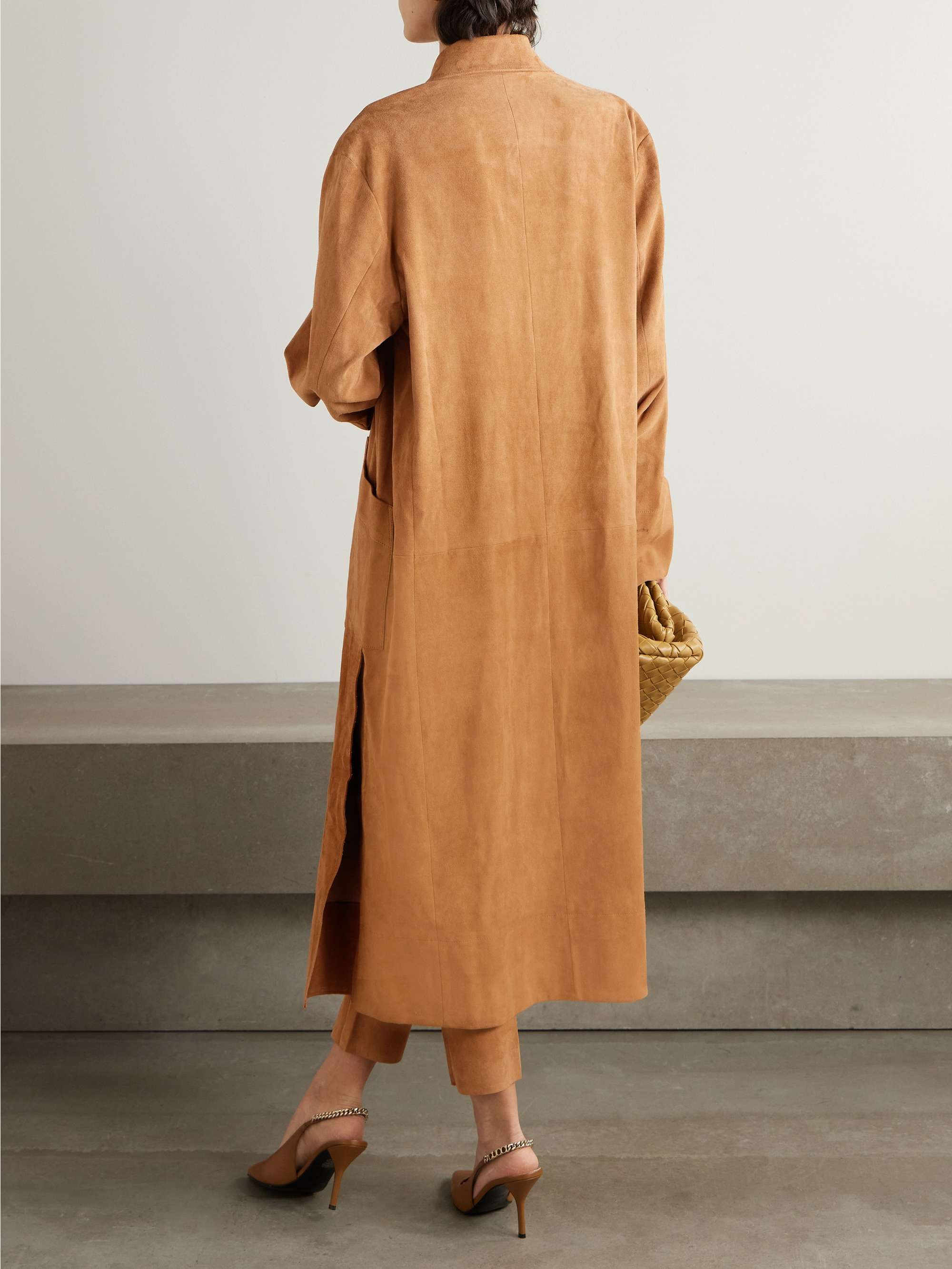 Corleone suede coat view