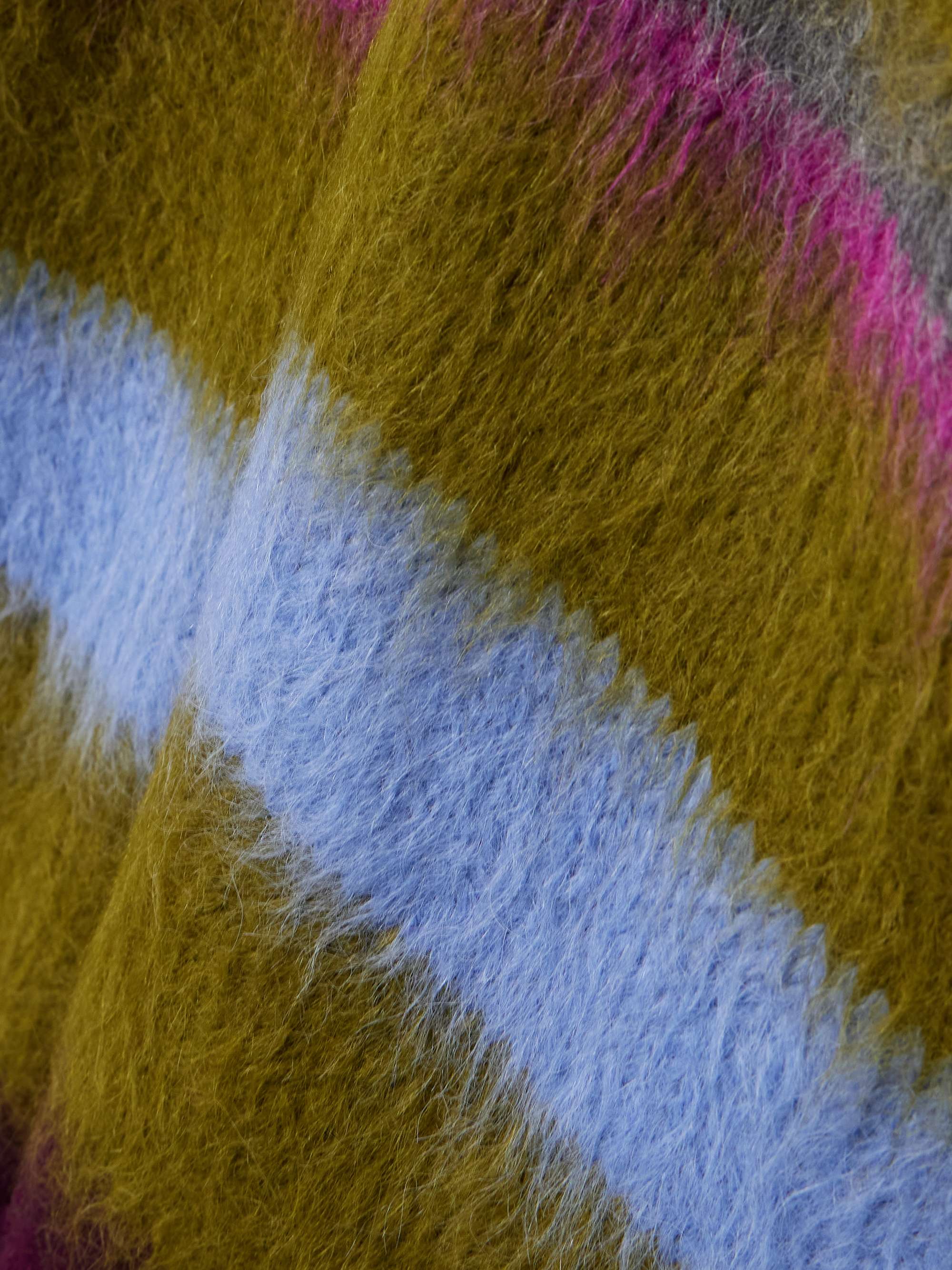 Thistle striped alpaca-blend cardigan view