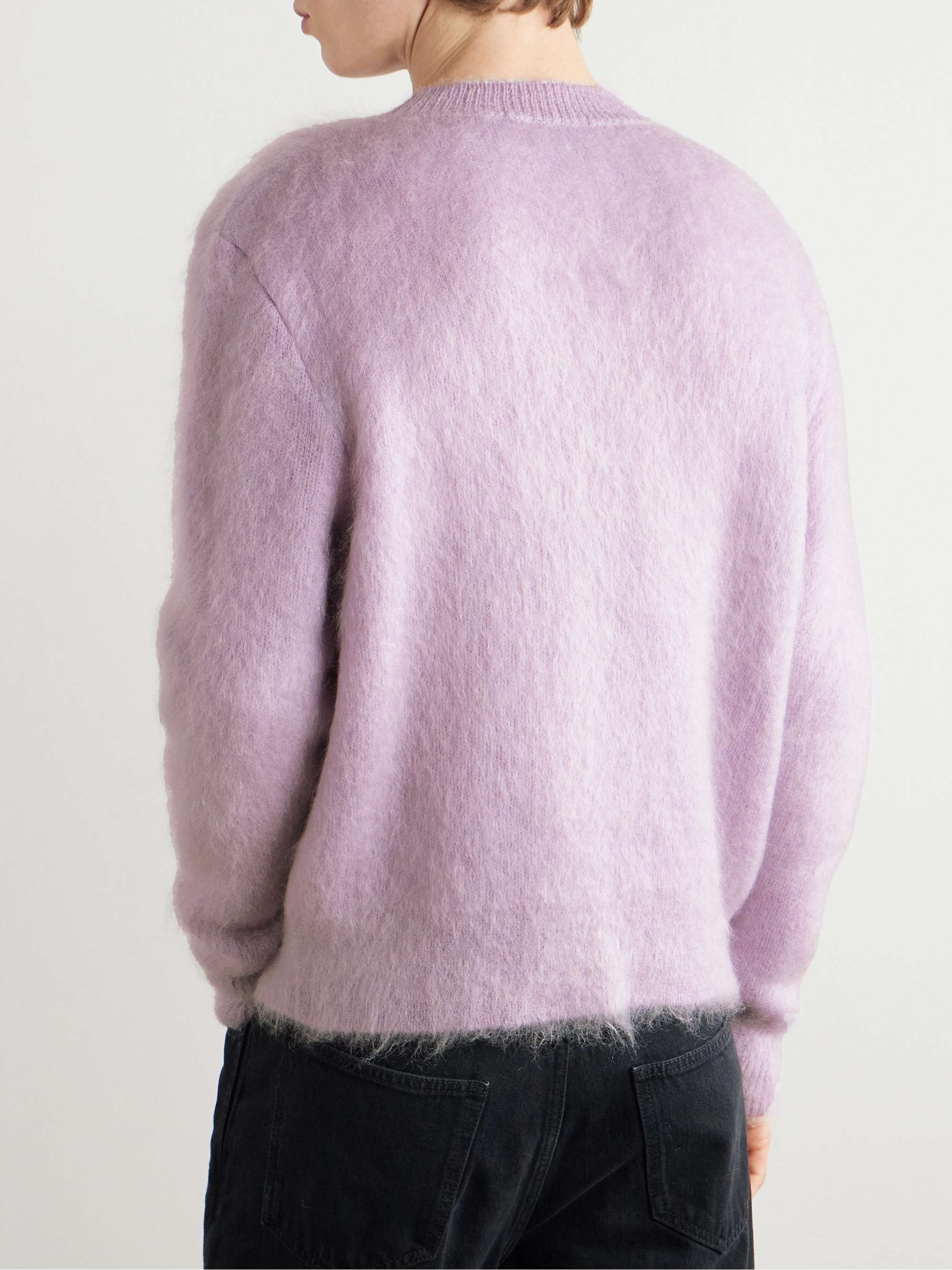 Slim-Fit Mohair-Blend Sweater view