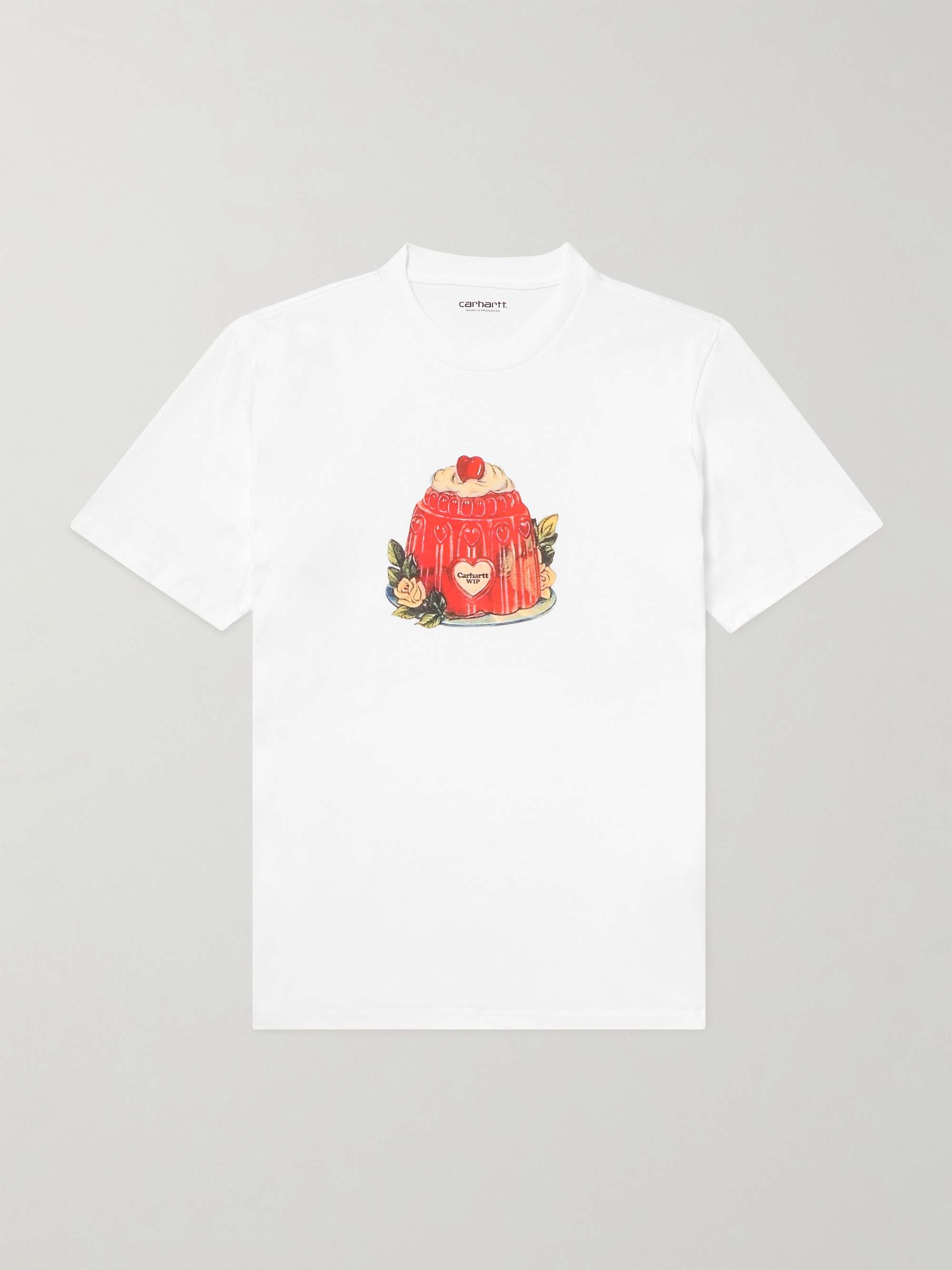Pudding Logo-Print Organic Cotton-Jersey T-Shirt view