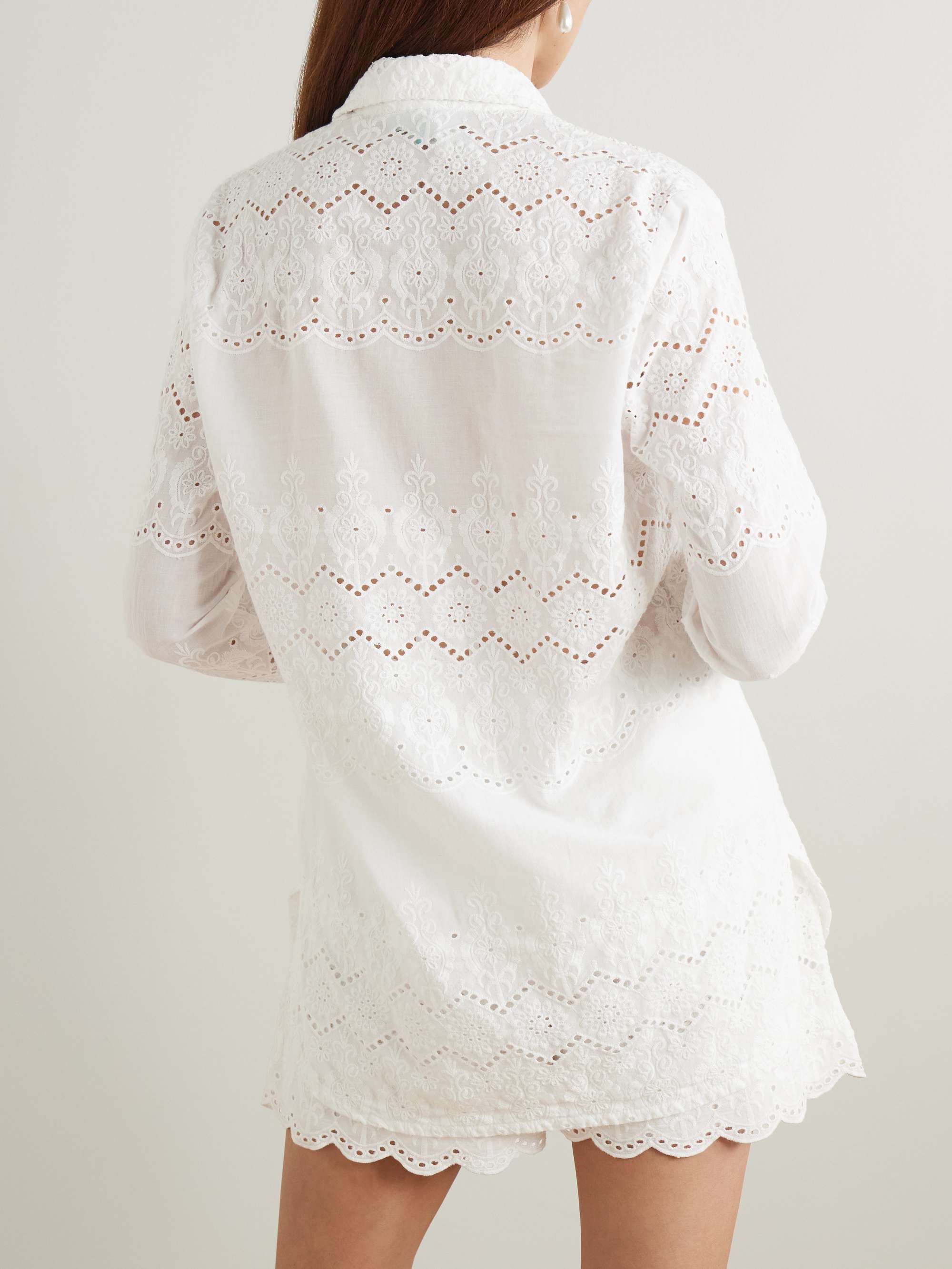 Orla broderie anglaise cotton shirt view