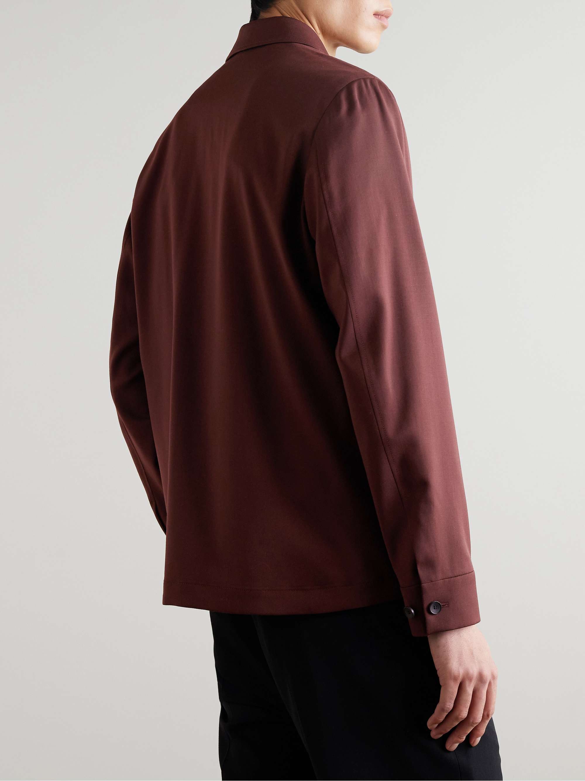 Wool-Twill Overshirt view