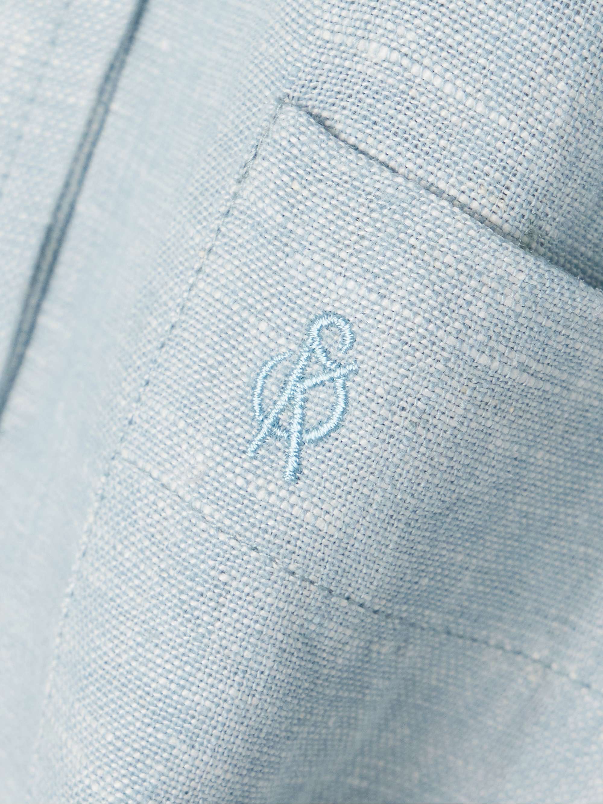 Leuka cropped linen shirt view