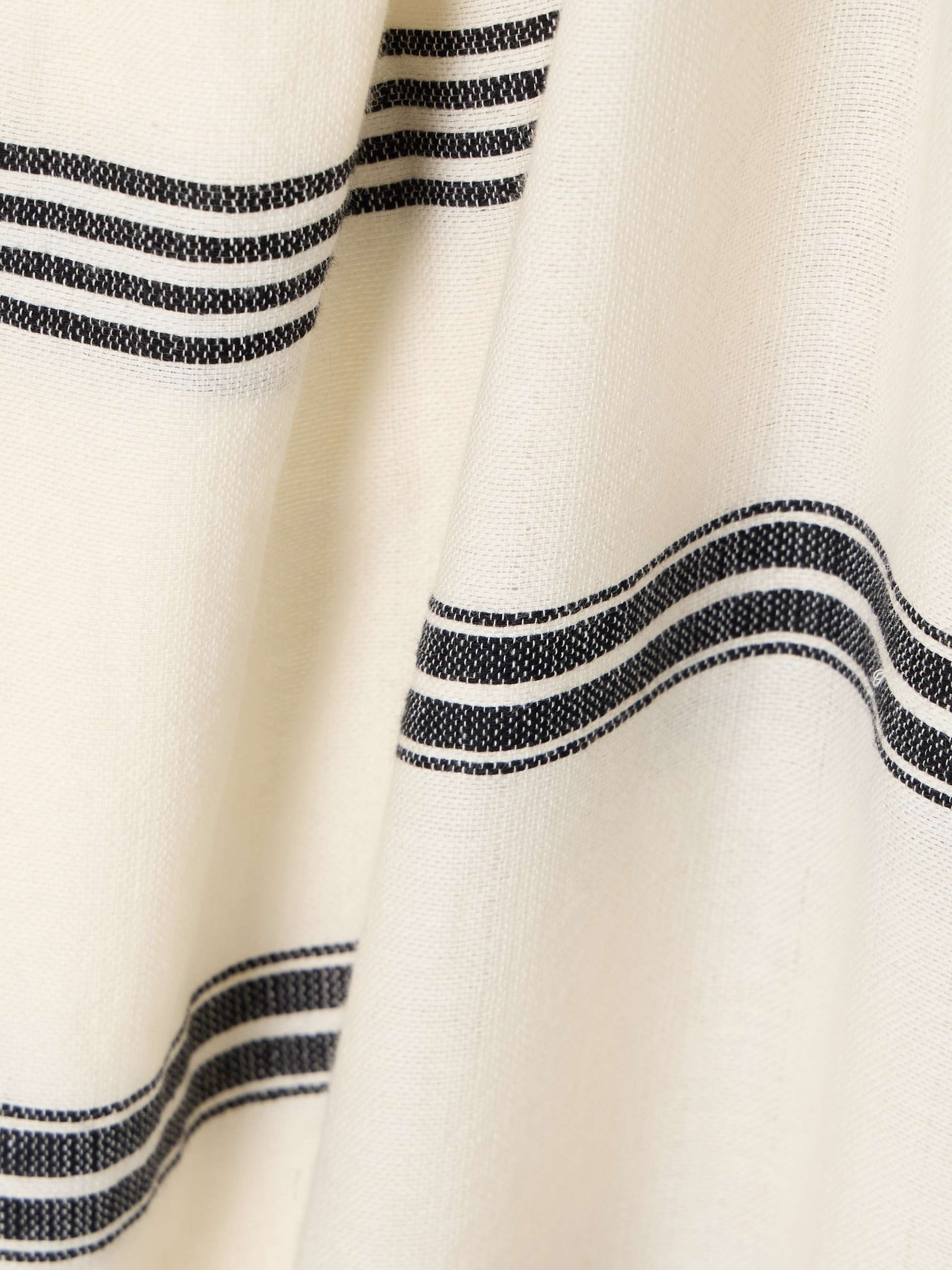 Leila striped cotton midi dress view