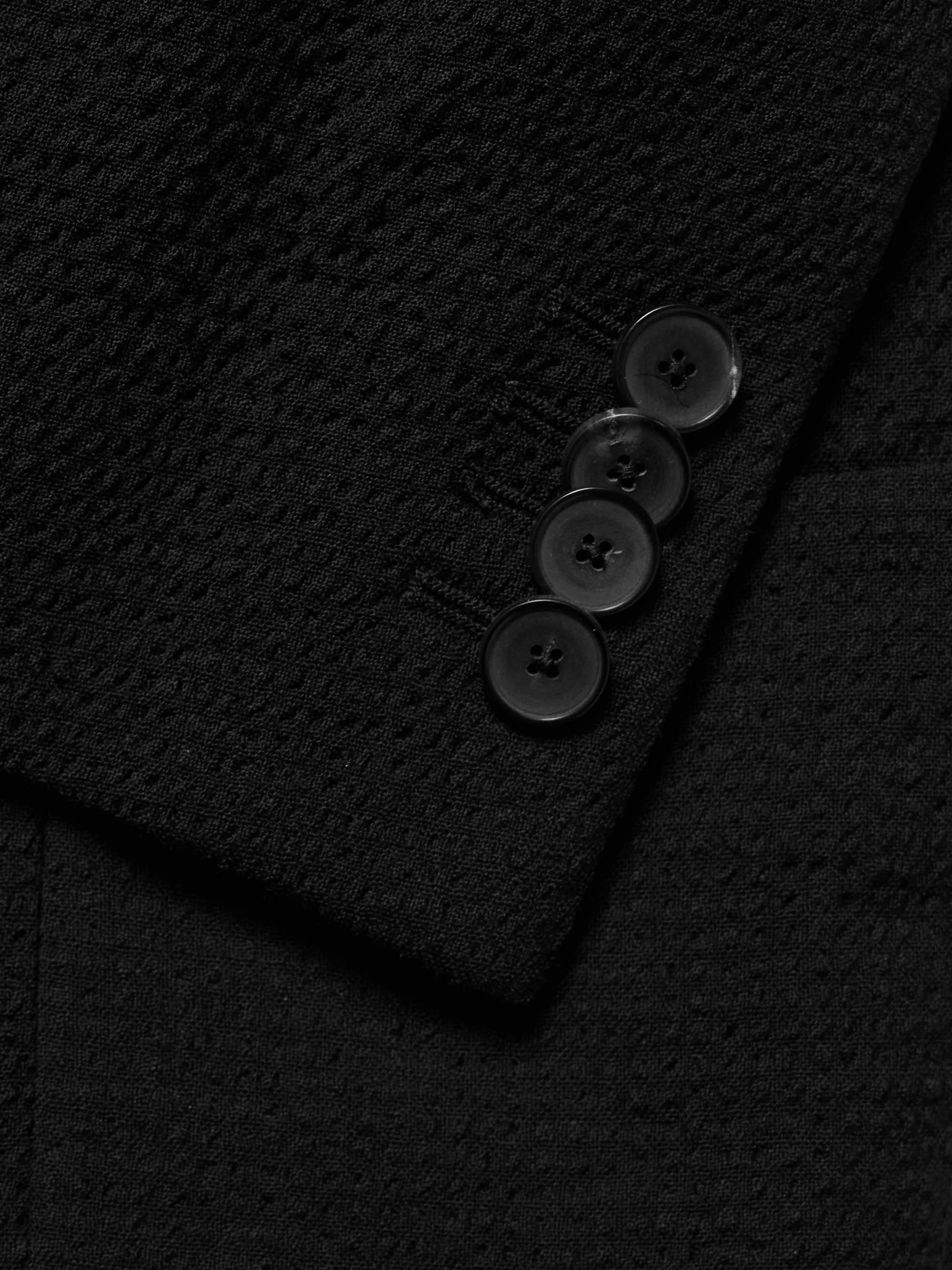 Wool-Blend Seersucker Blazer view