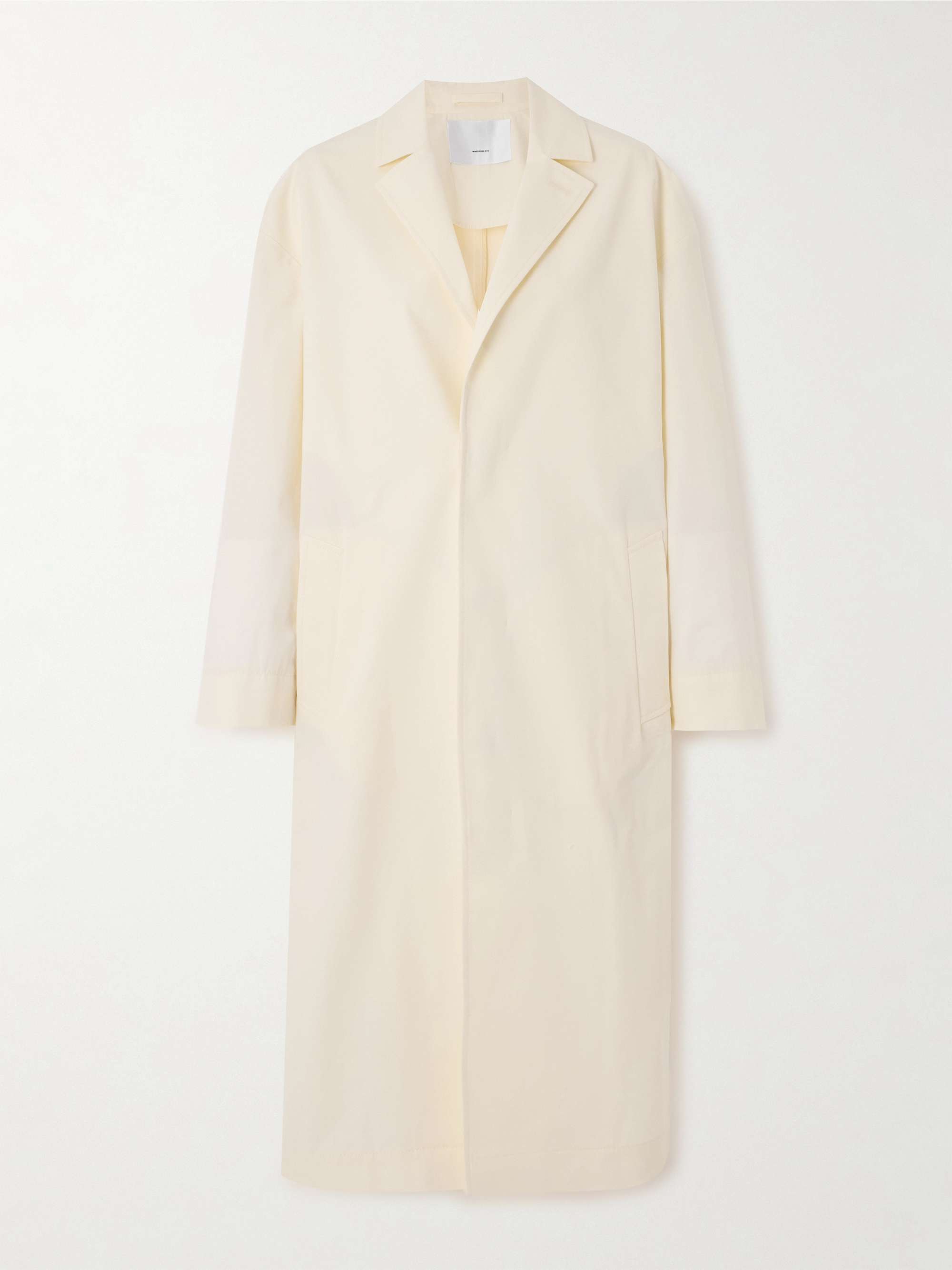Cotton-gabardine coat view