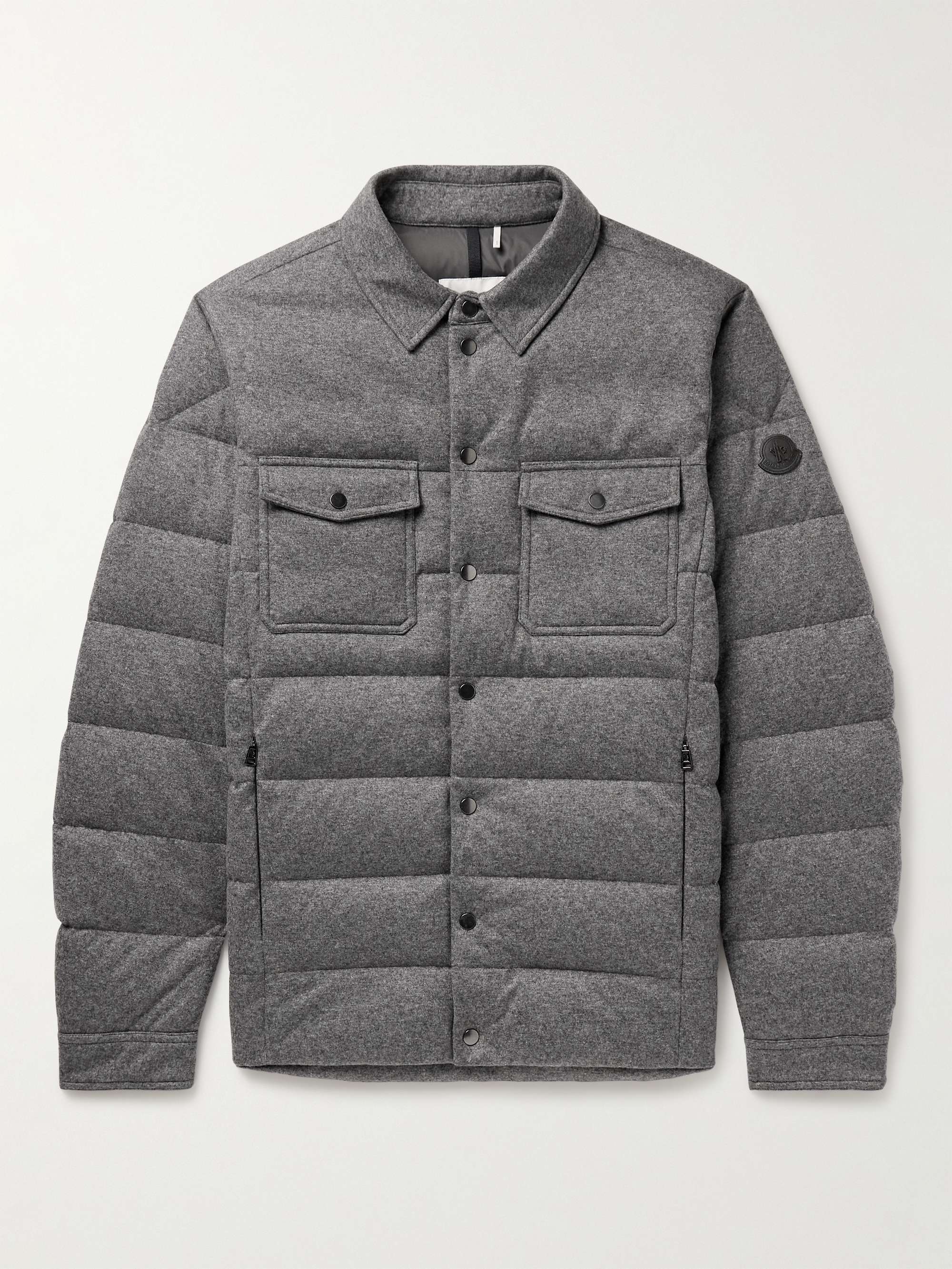 Todorka Logo-Appliqued Quilted Cashmere-Blend Down Jacket view