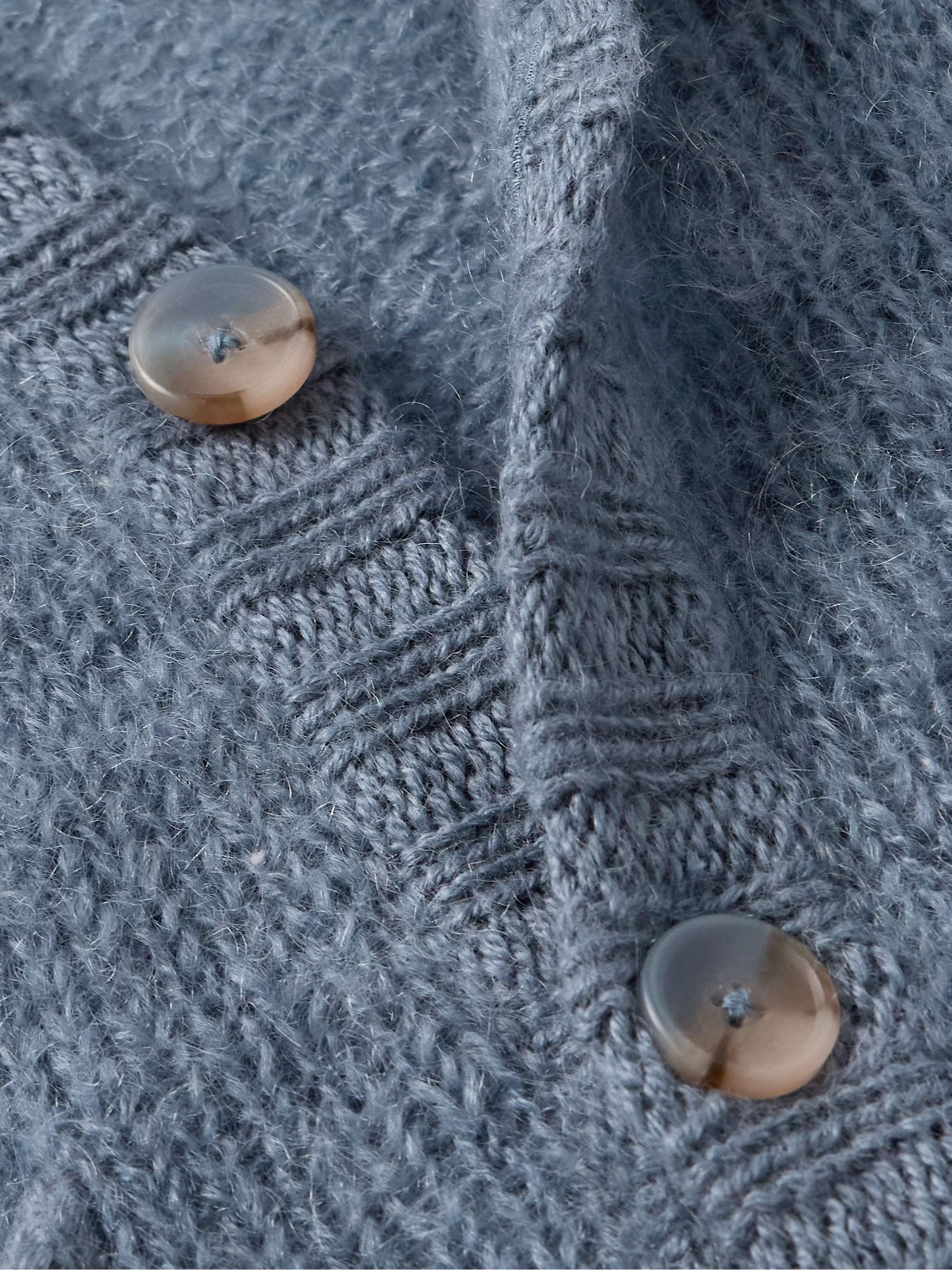 Mohair and Wool-Blend Cardigan view