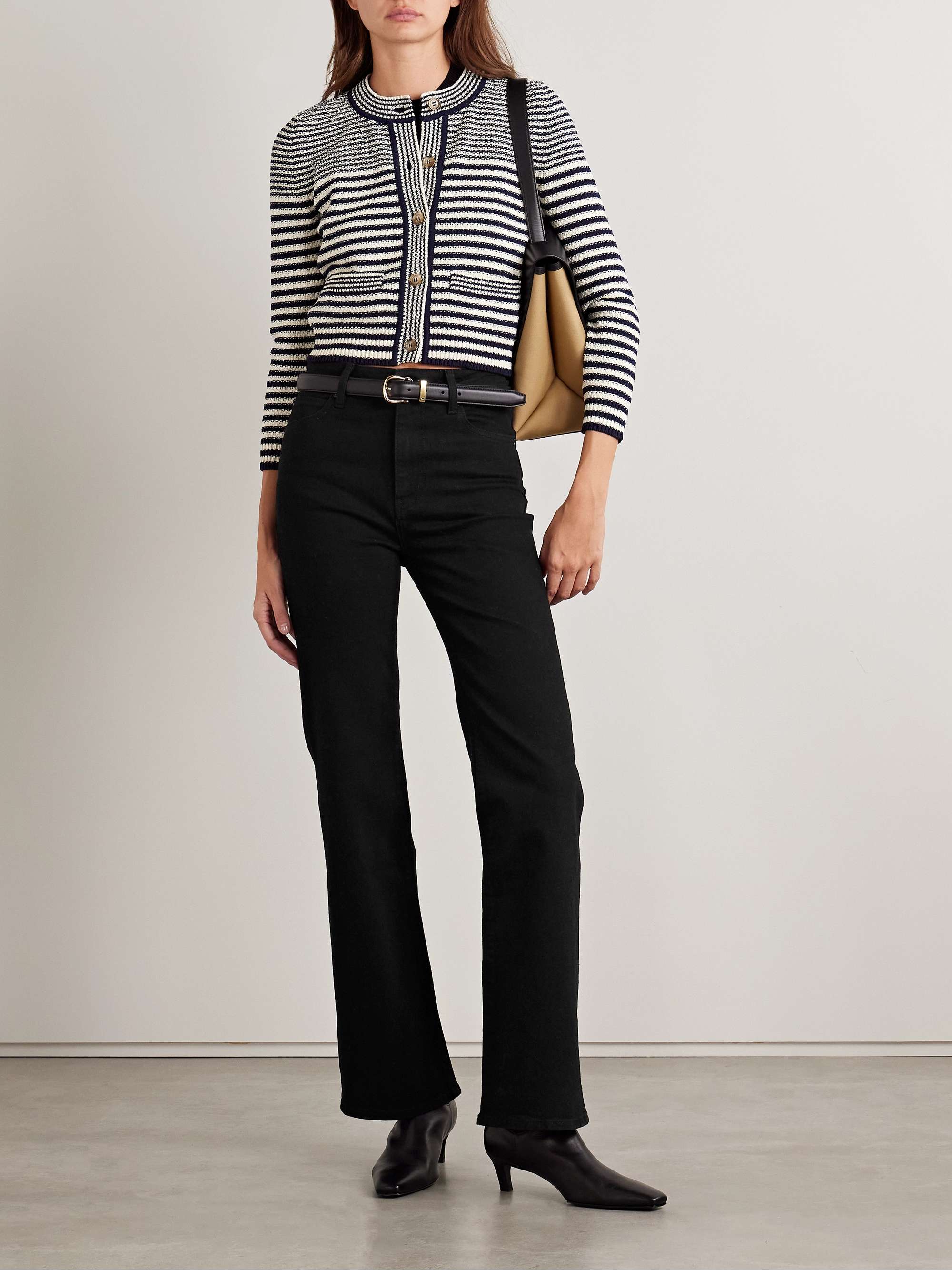 The Arrow high-rise bootcut jeans view