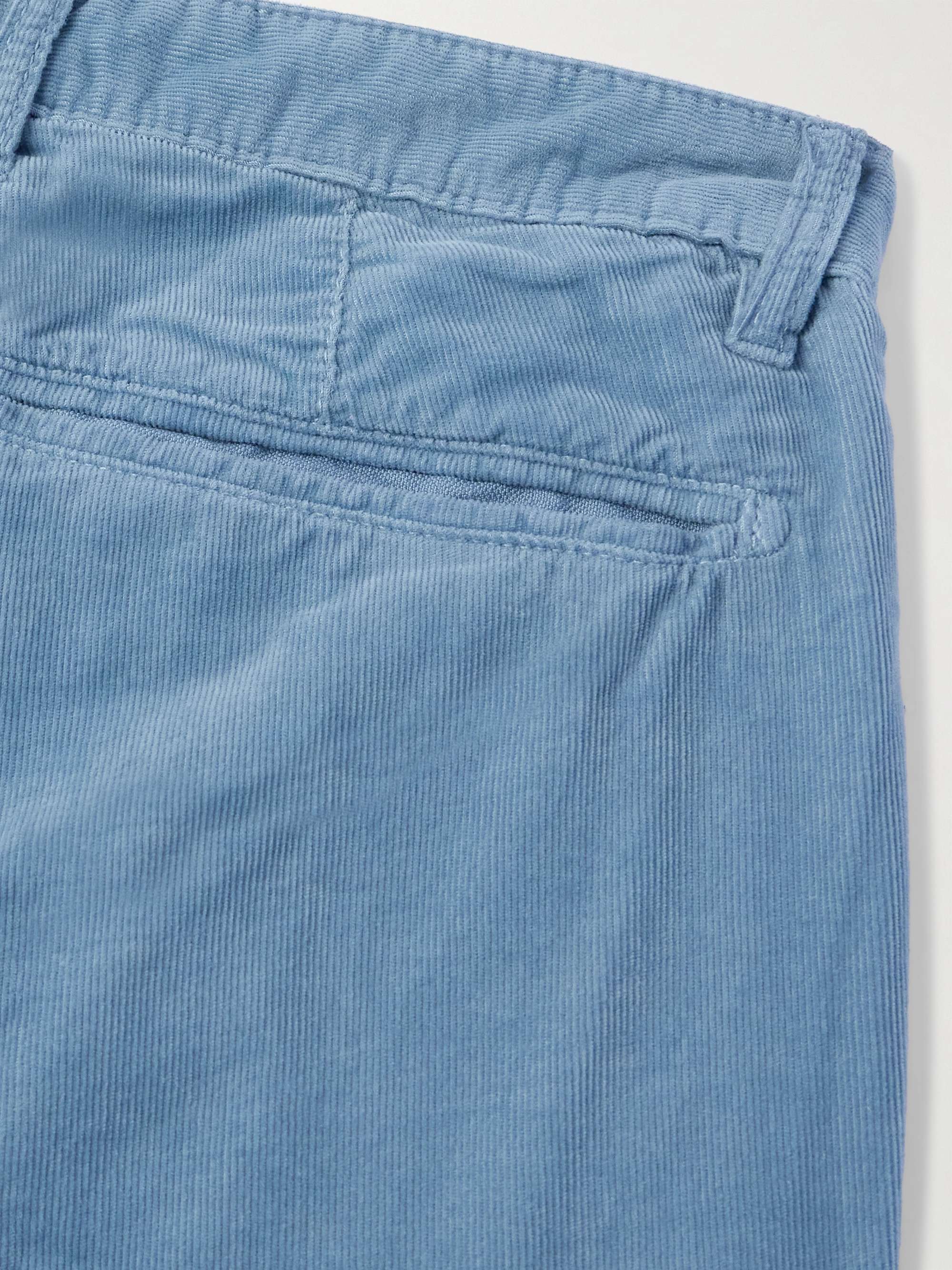 Straight-Leg Cotton-Corduroy Trousers view