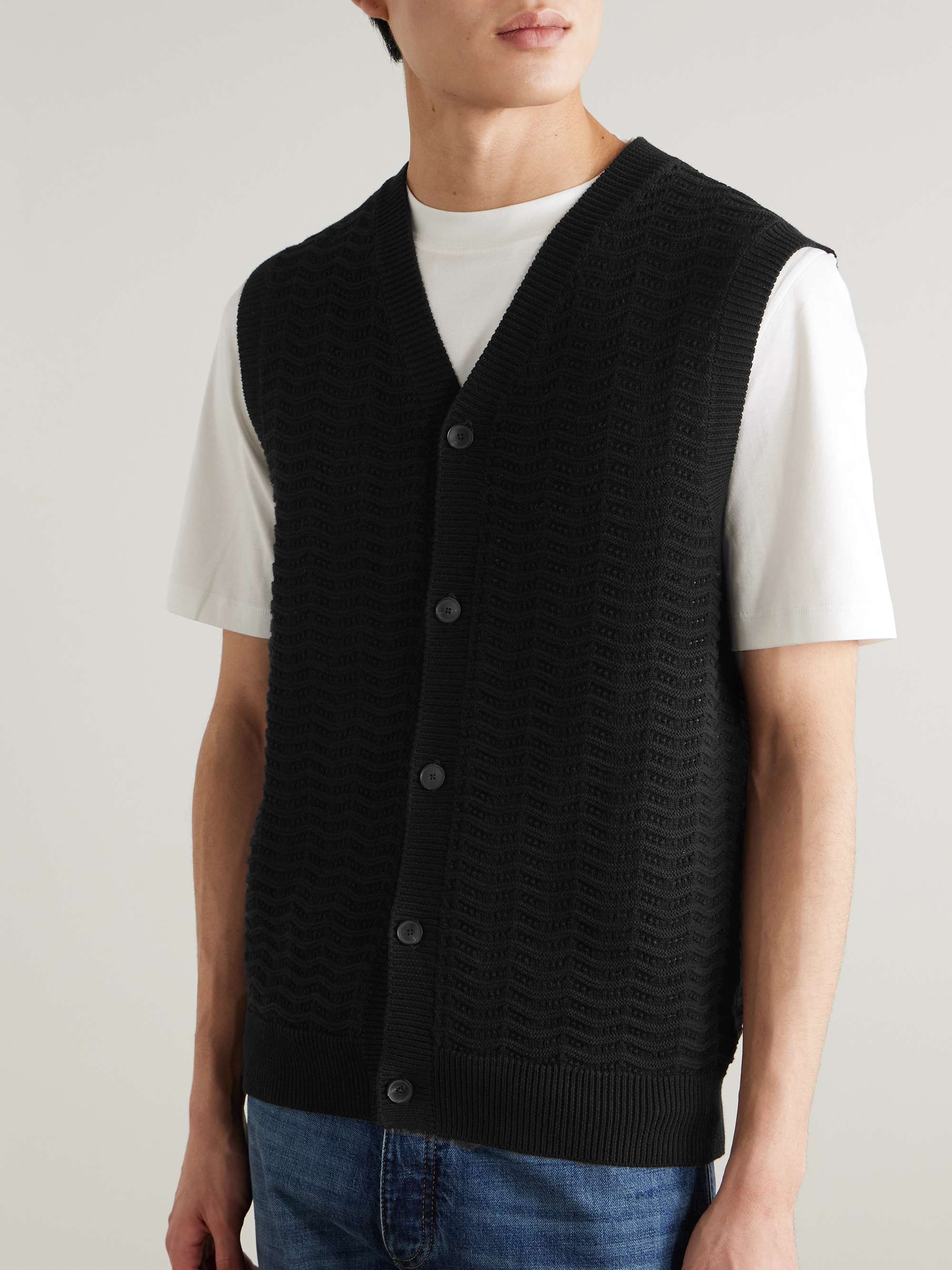 Crocheted Organic Cotton Vest view