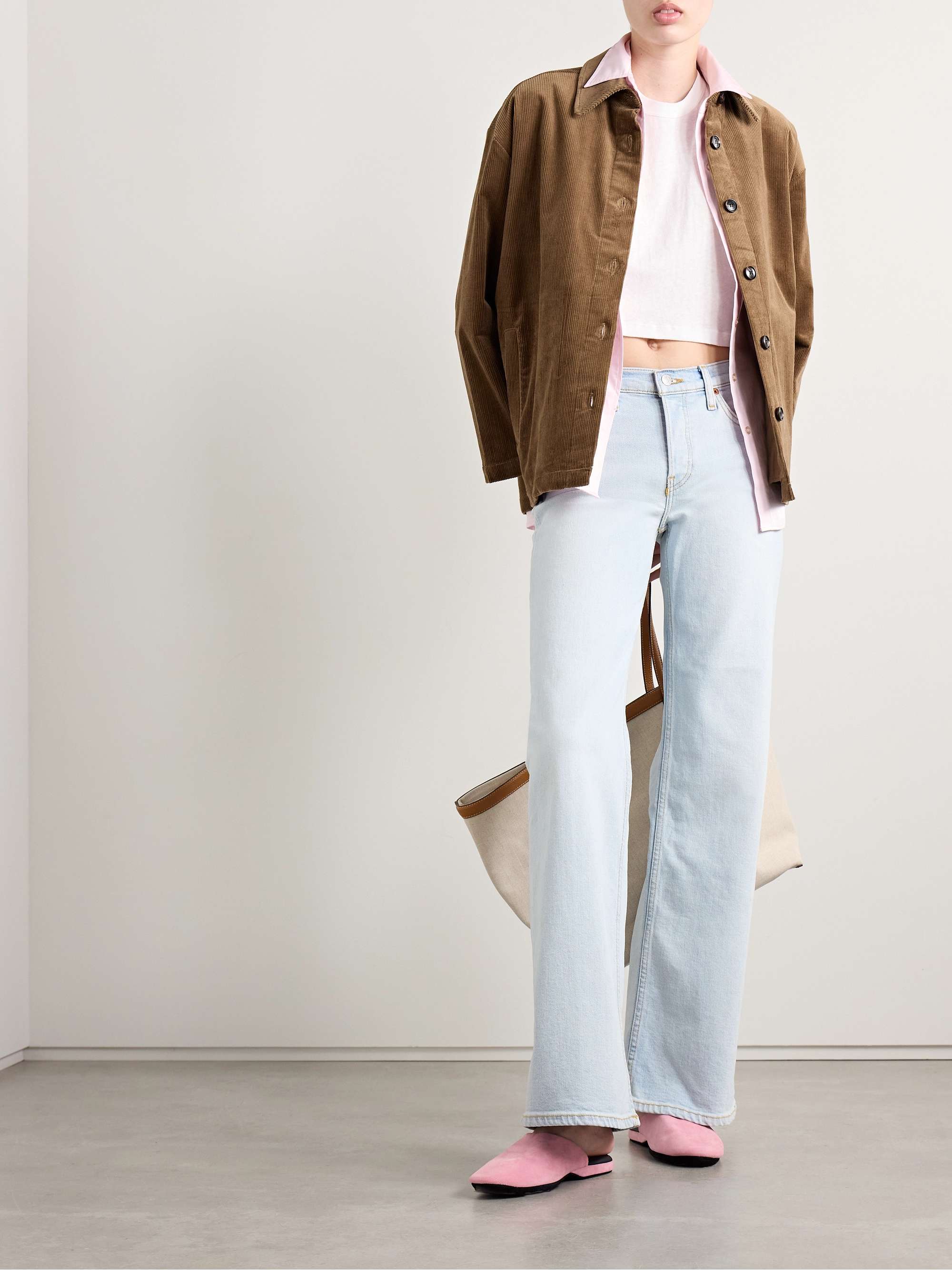 Cotton-blend corduroy jacket view