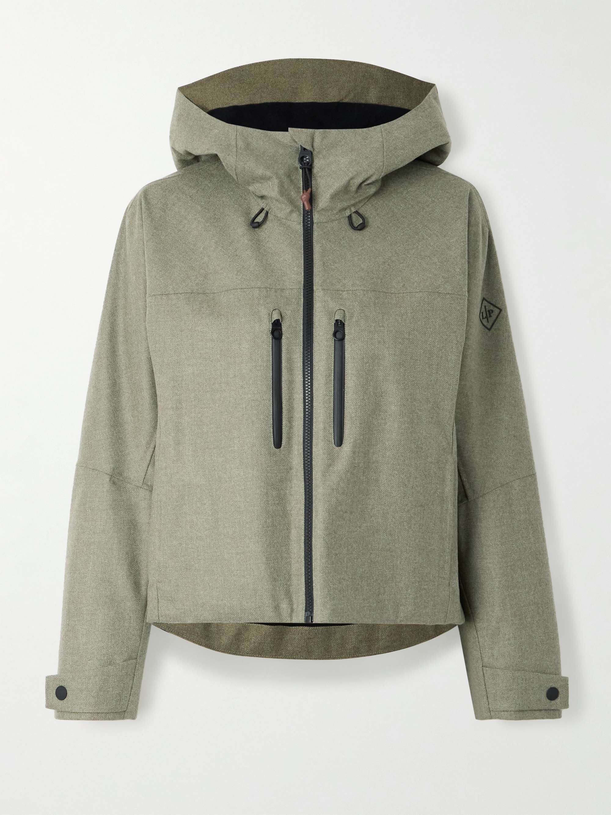 Abelboden wool and cashmere-blend hooded jacket view
