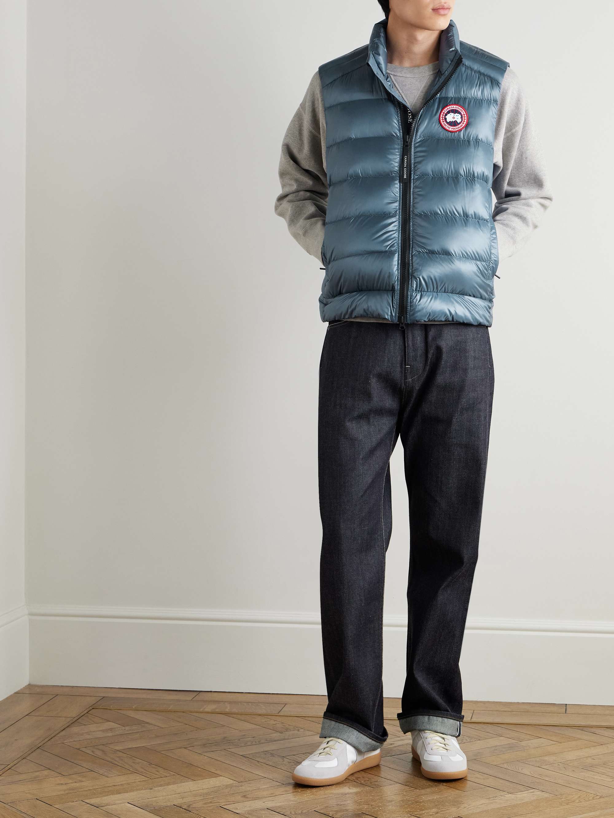 Crofton Slim-Fit Quilted Recycled Nylon-Ripstop Down Gilet view