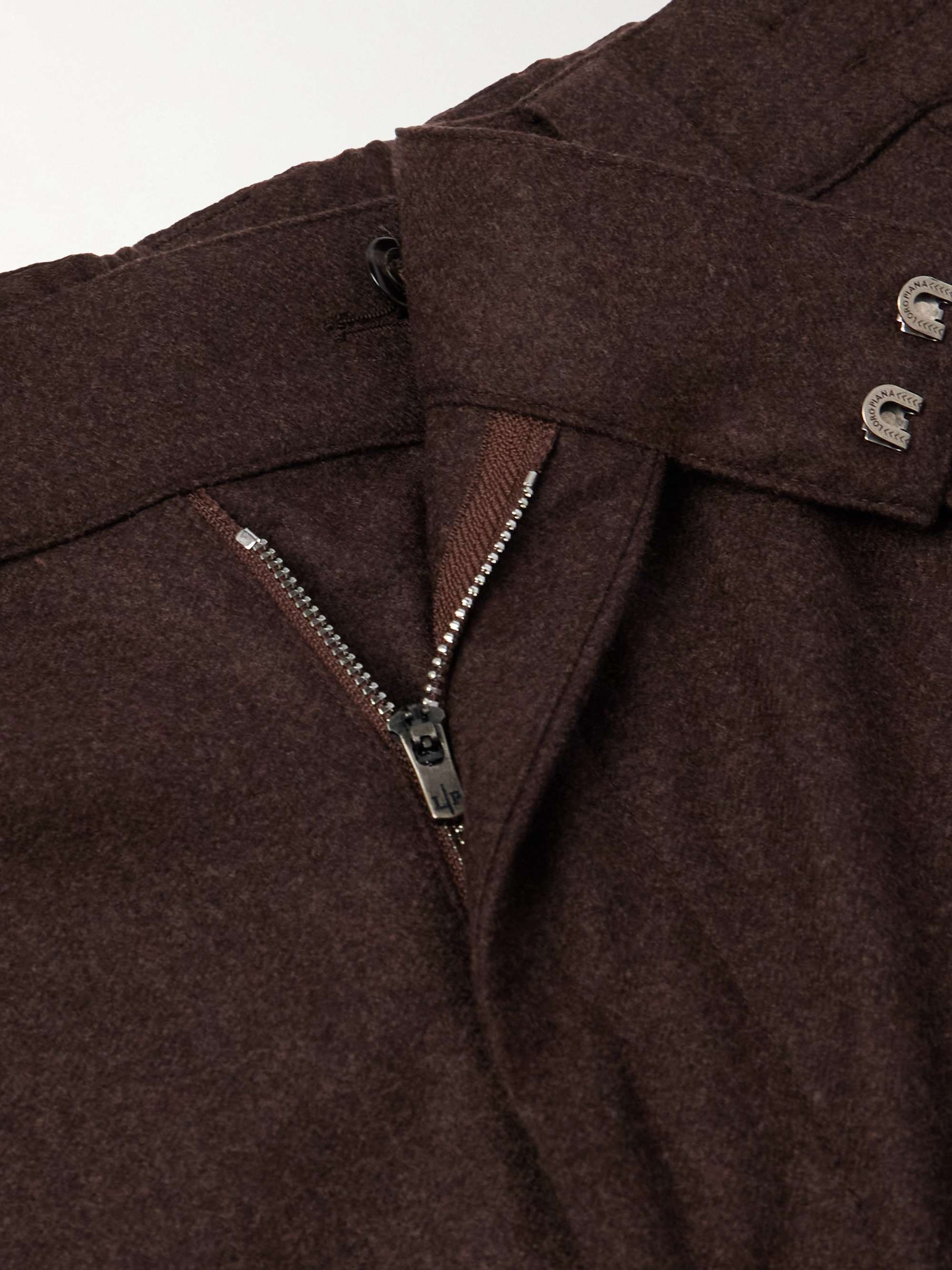 Reinga Straight-Leg Wish® Wool and Cashmere-Blend Trousers view