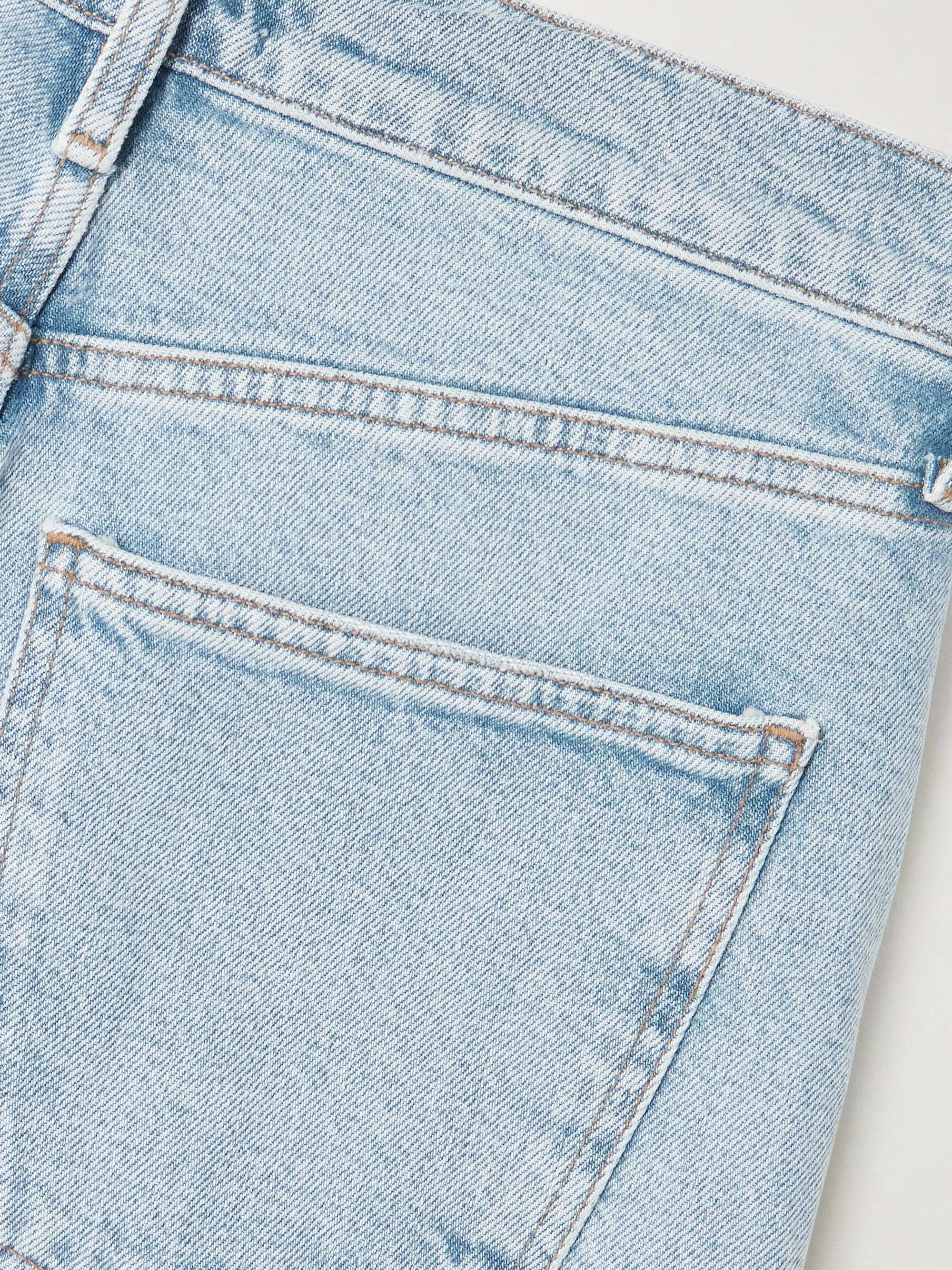 Harper mid-rise straight-leg jeans view