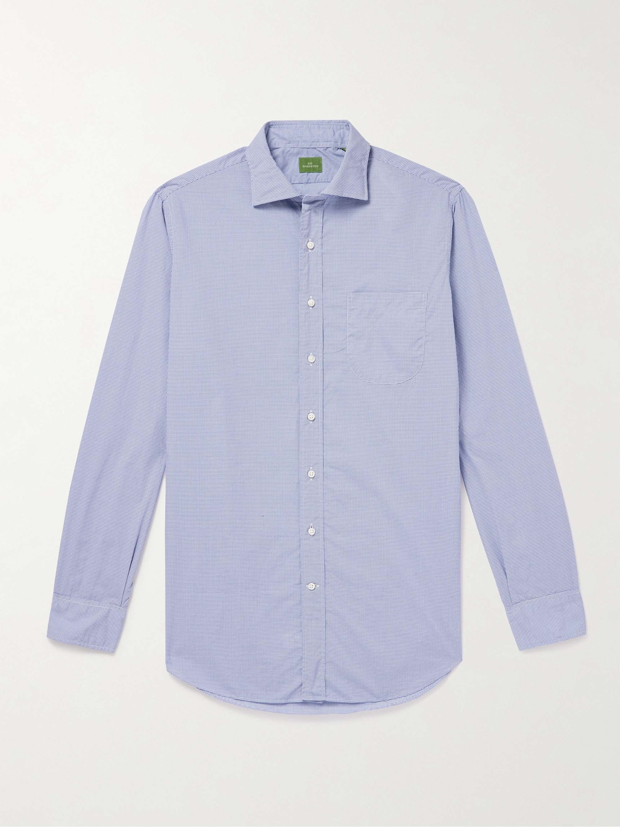 Gingham Cotton-Poplin Shirt view