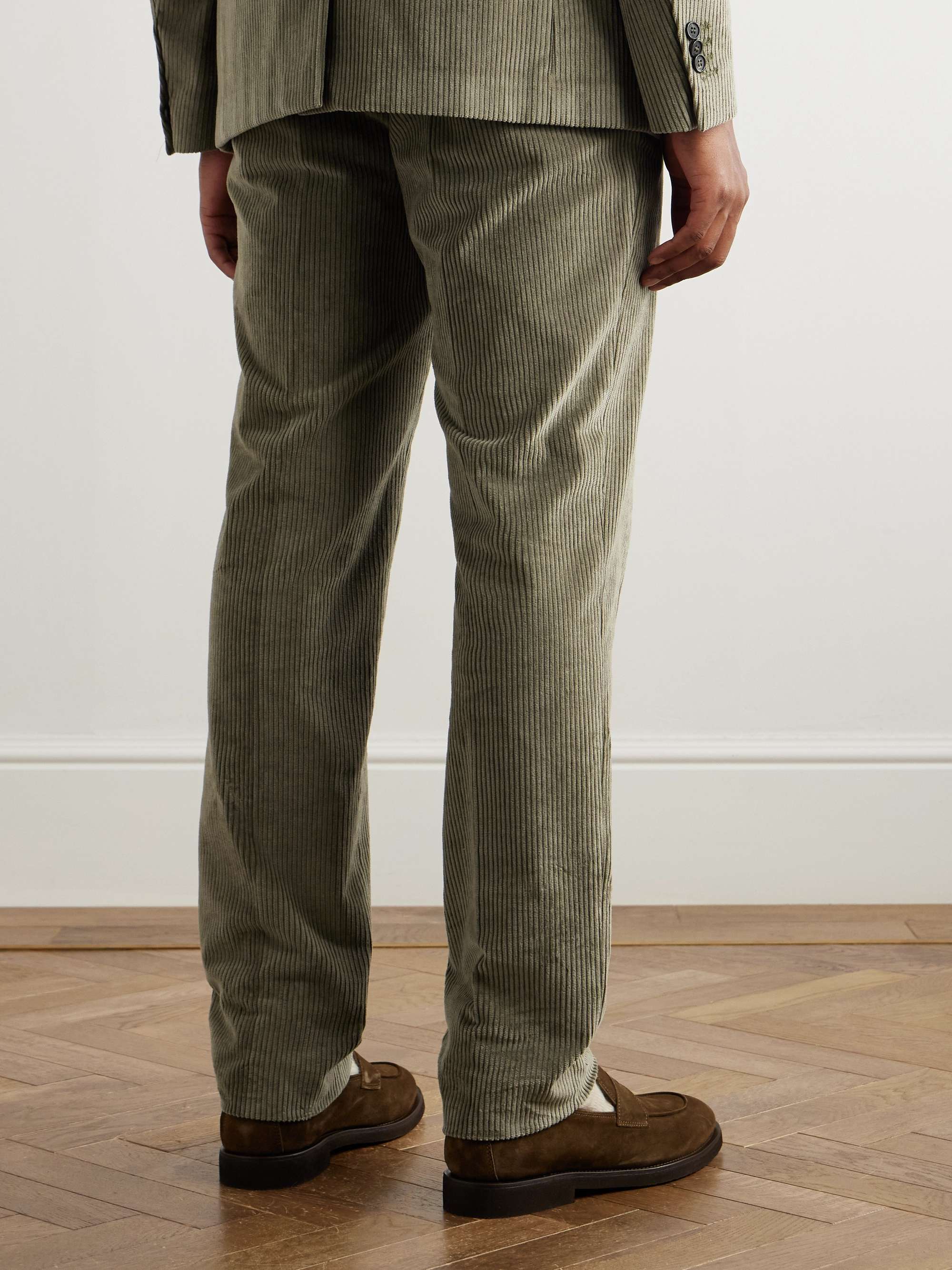 Venezia 1951 Straight-Leg Cotton-Corduroy Suit Trousers view