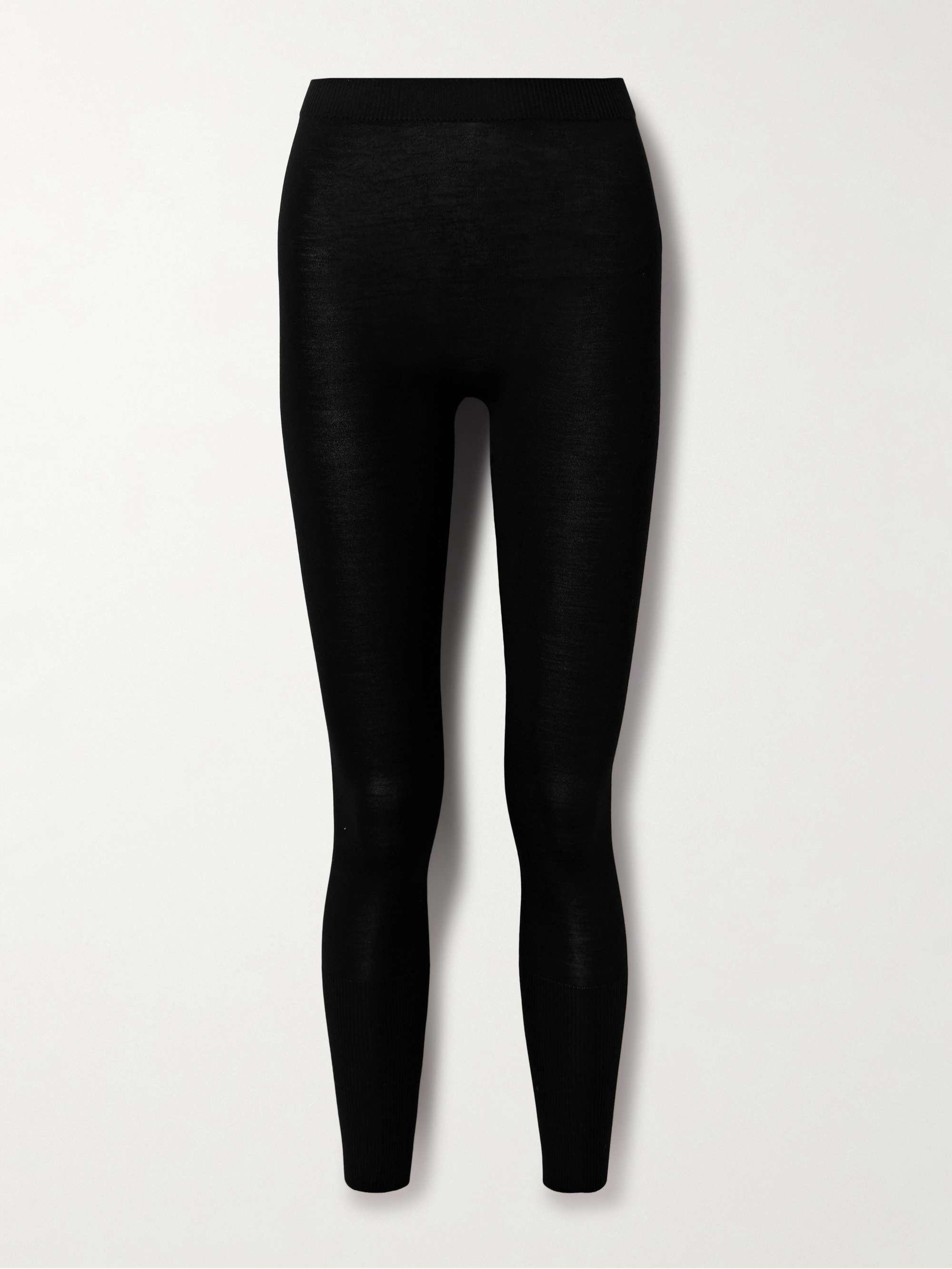 Wool-blend leggings view