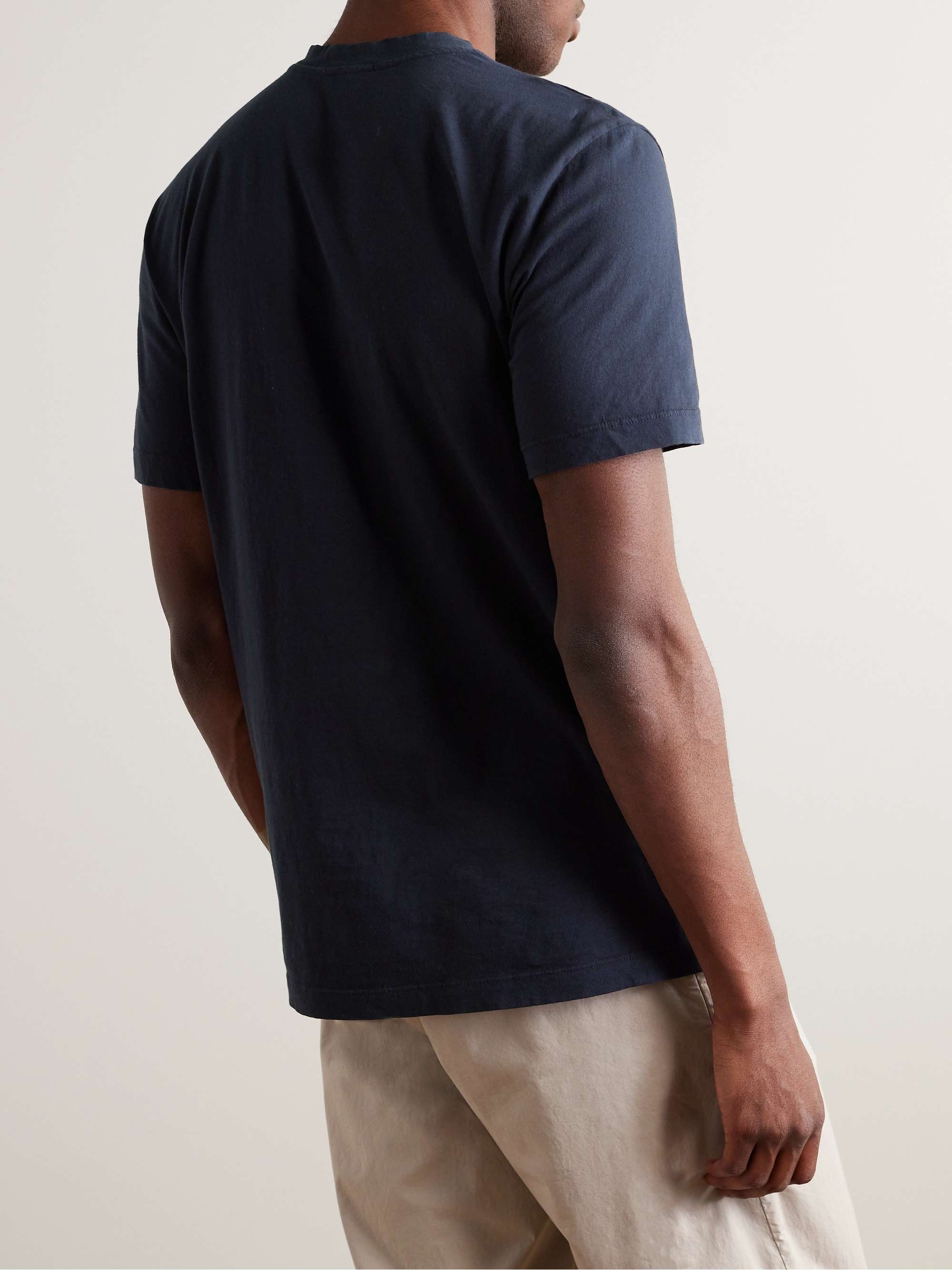 Slim-Fit Combed Cotton-Jersey T-Shirt view
